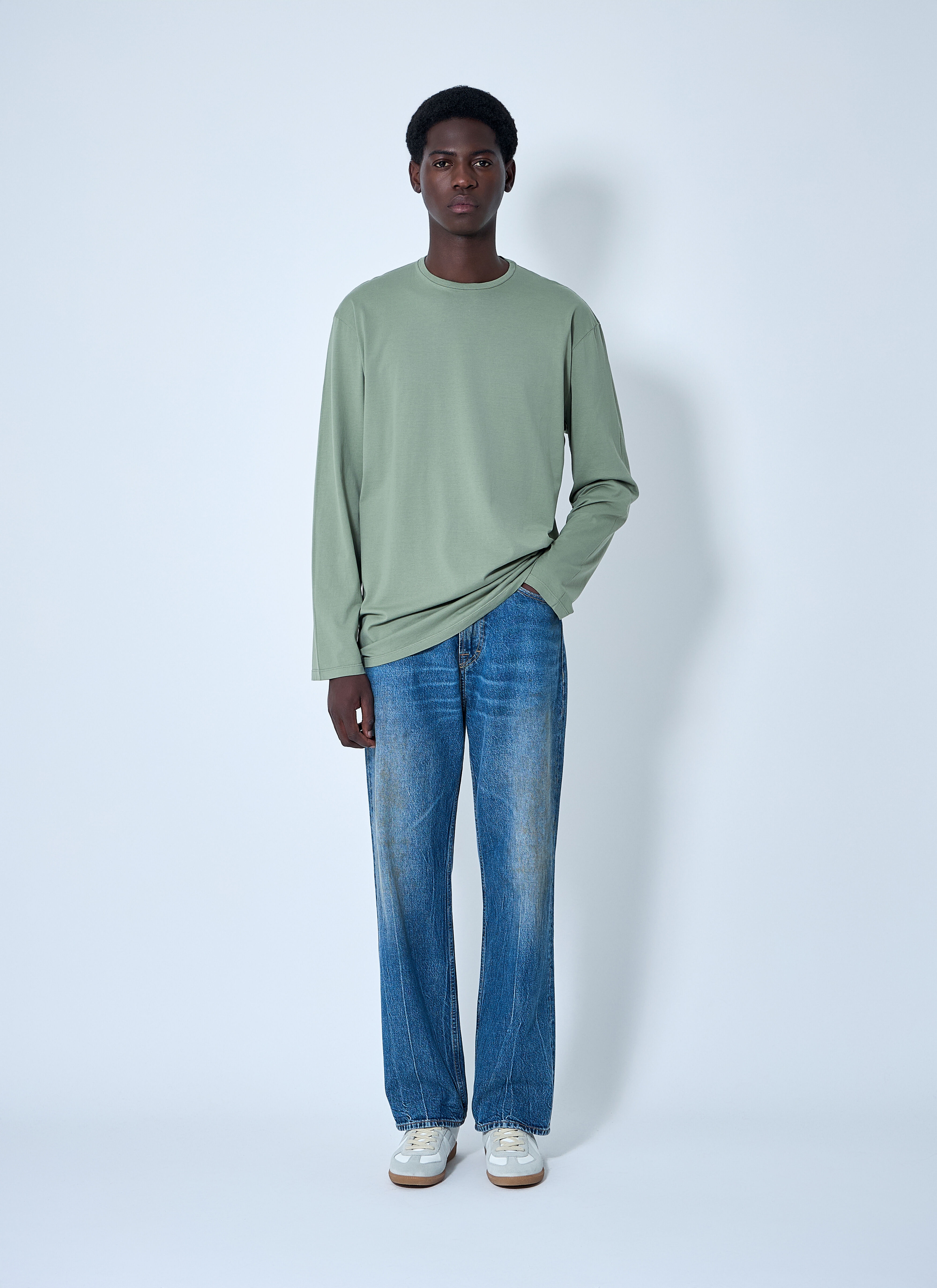 Cotton Long Sleeve T-Shirt - 2