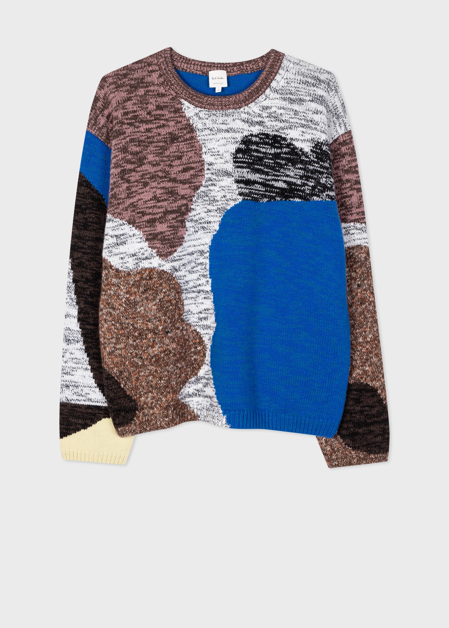 Knitted Lambswool-Blend Sweater - 1