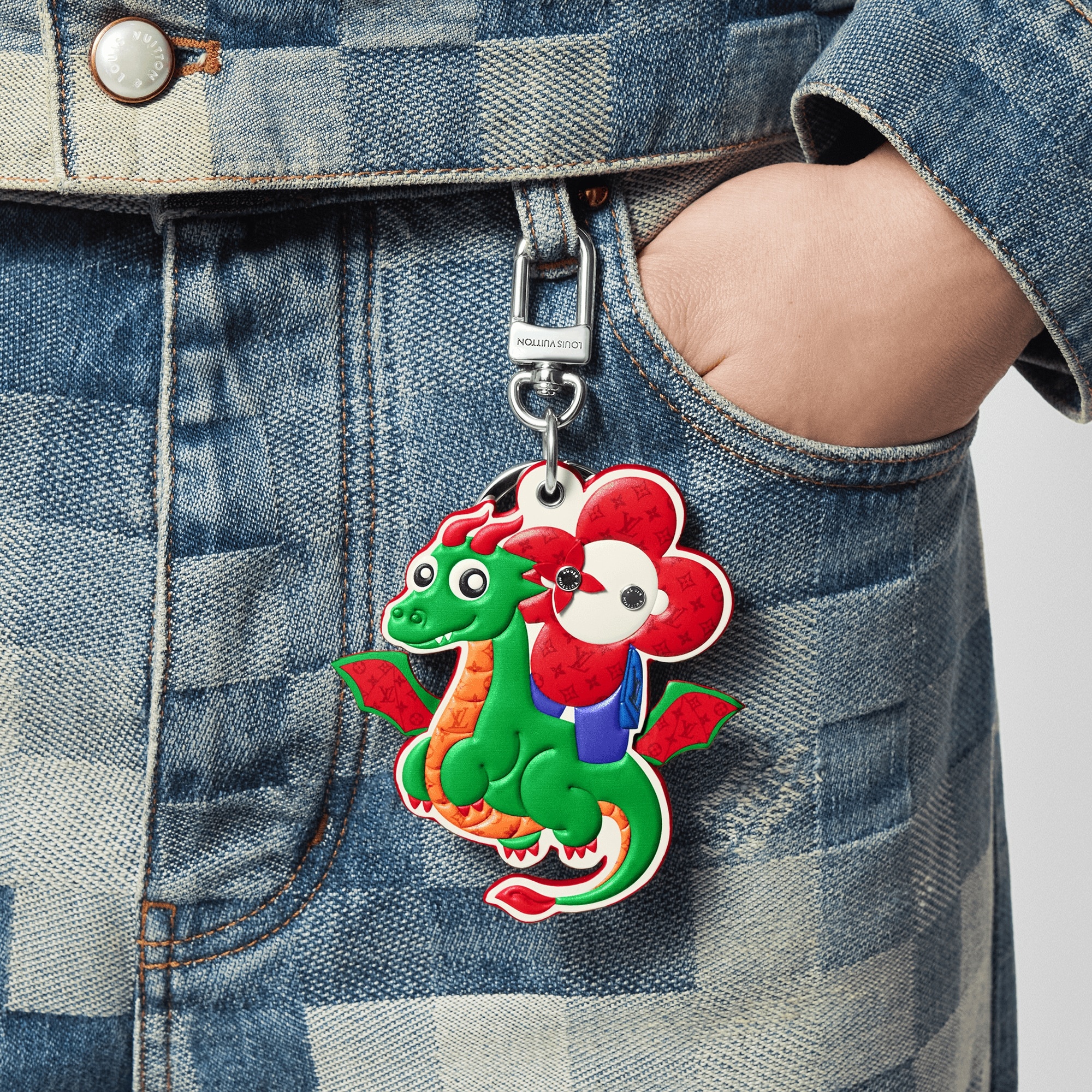 LV Dragon Vivienne Figurine Key Holder and Bag Charm - 3