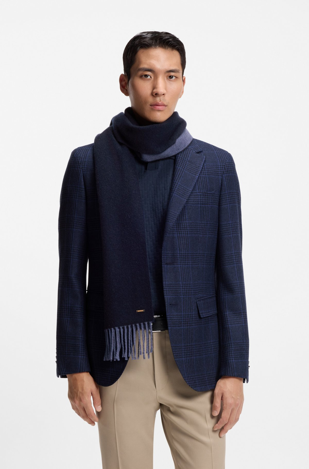 DOUBLE-FACED CASHMERE SCARF - 2