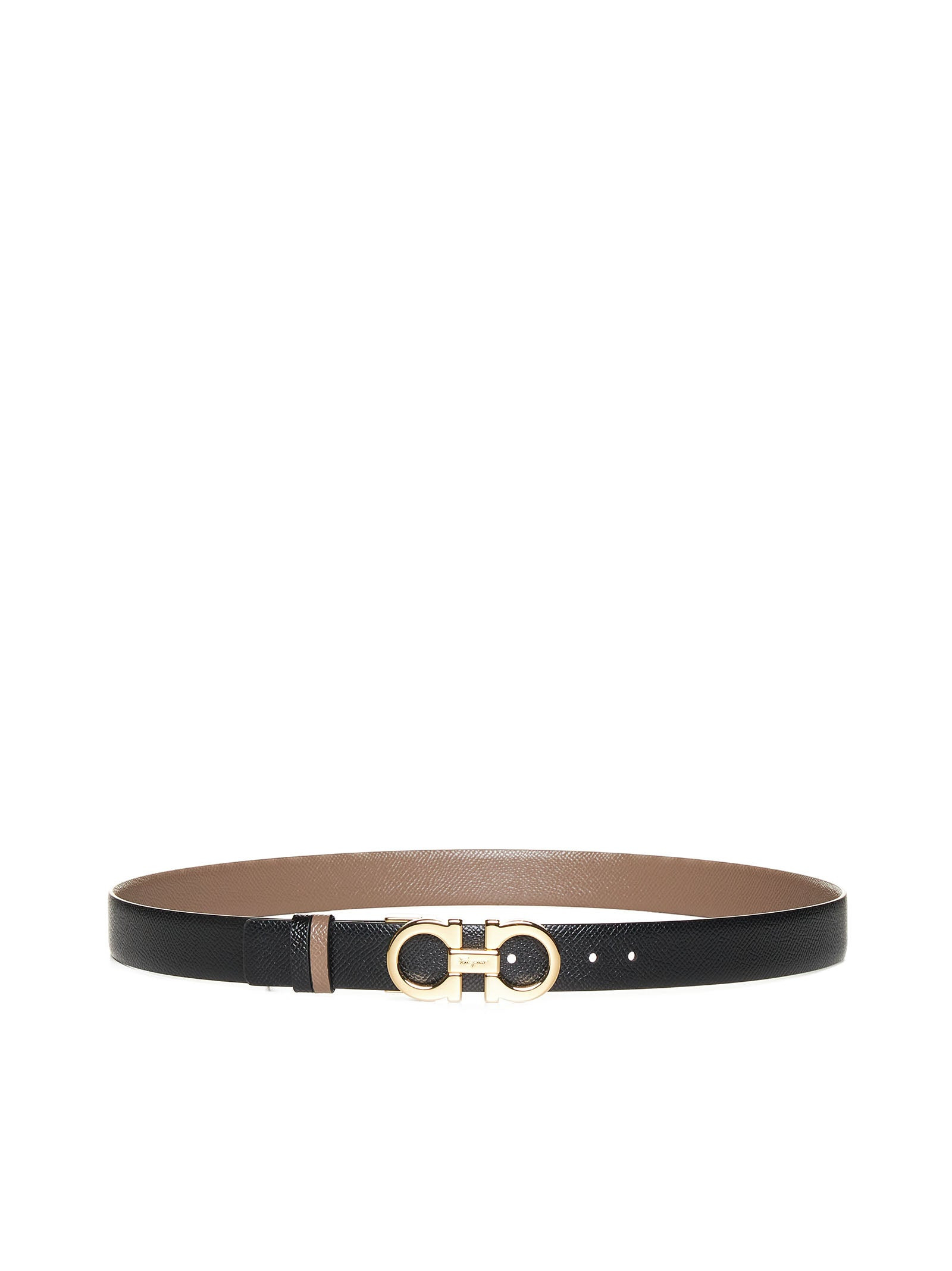 Gancini reversible leather belt - 3