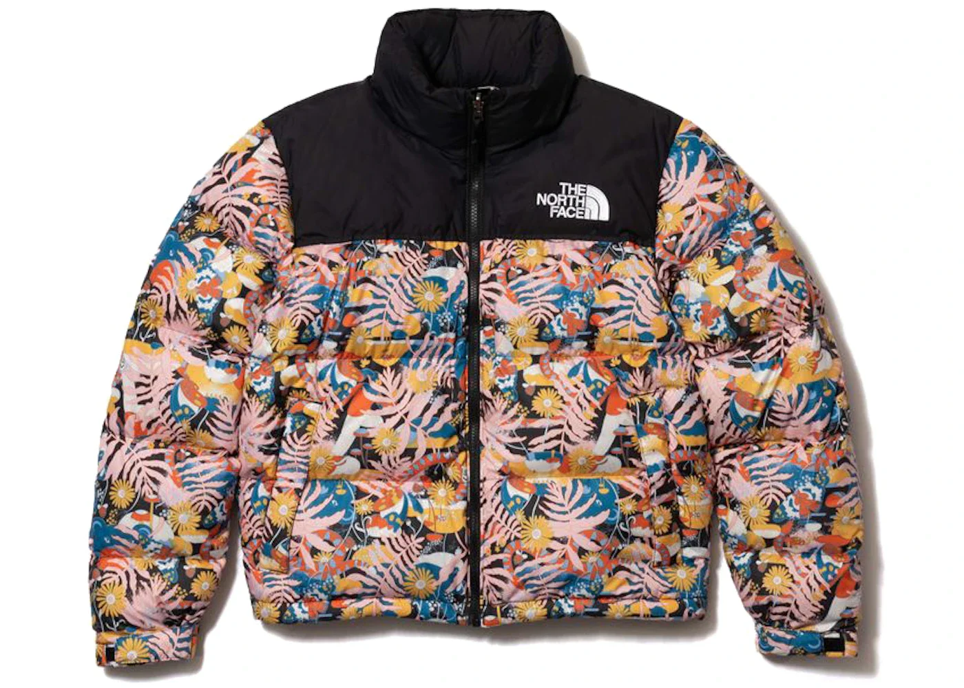 The North Face Womens 1996 Printed Retro Nuptse Jacket Naomi Otsu Print - 1