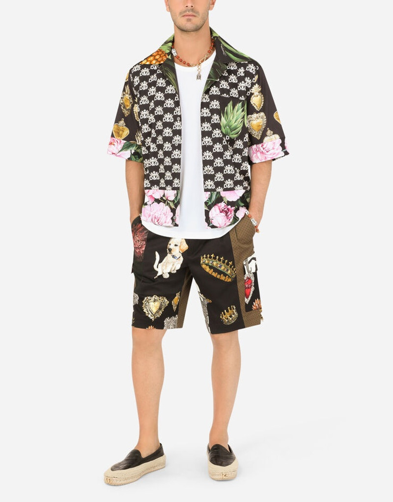 Dolce & Gabbana Cotton patchwork shorts outlook
