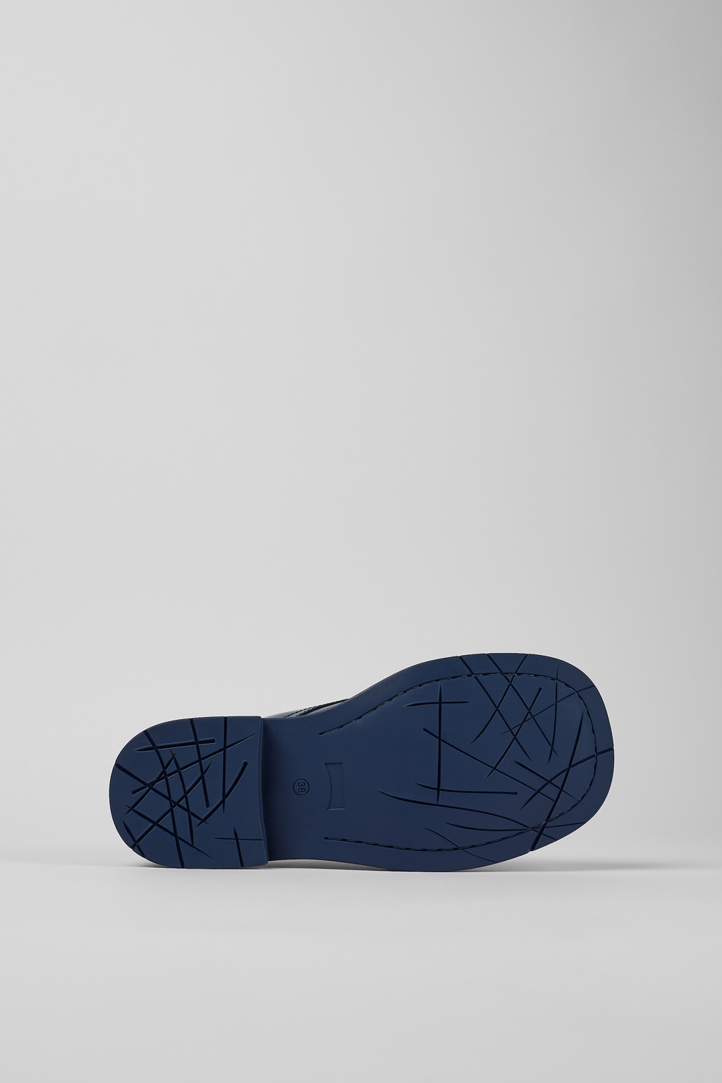 Blue Leather Moccasin - 5