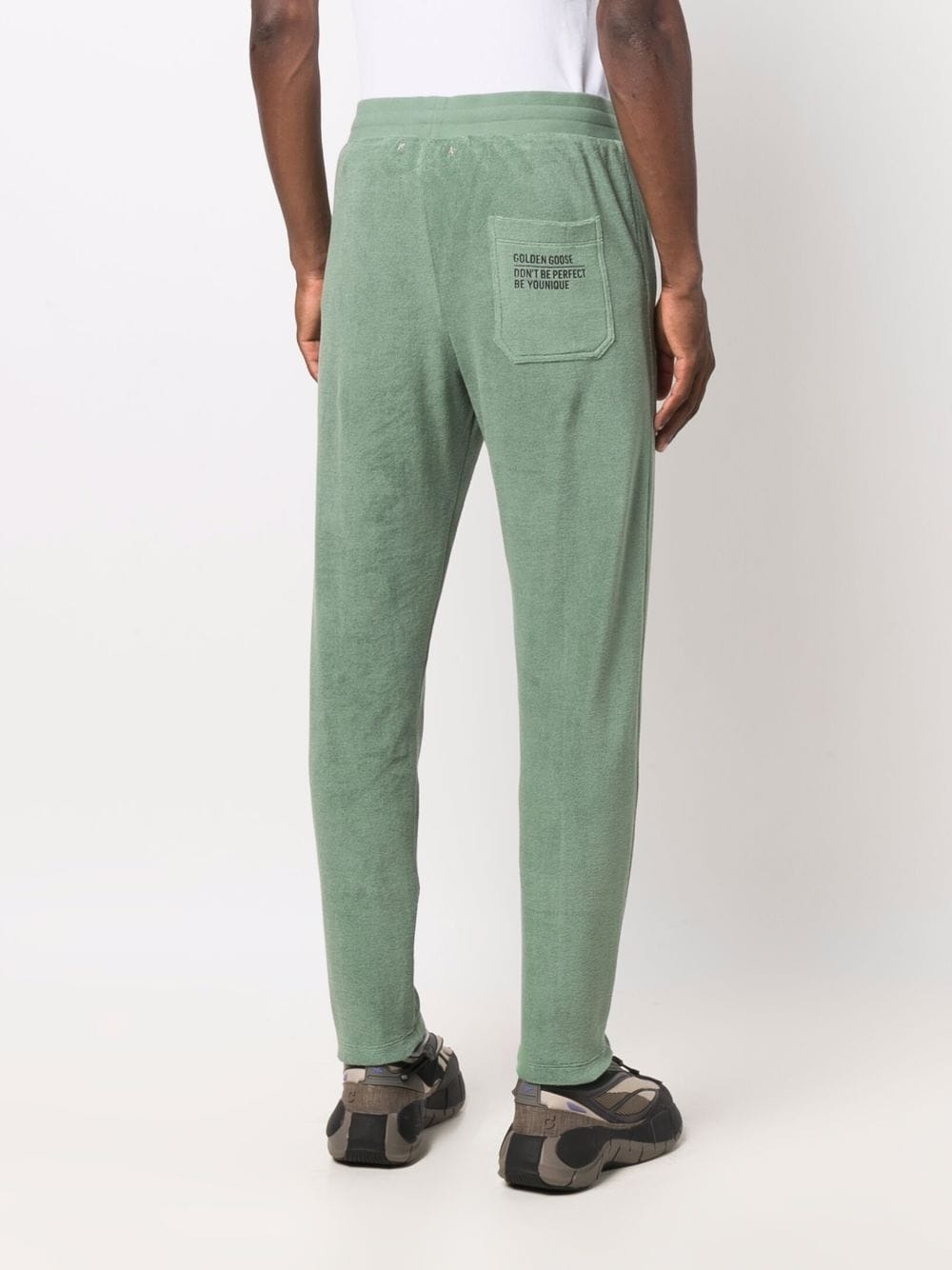 pressed-crease track trousers - 4