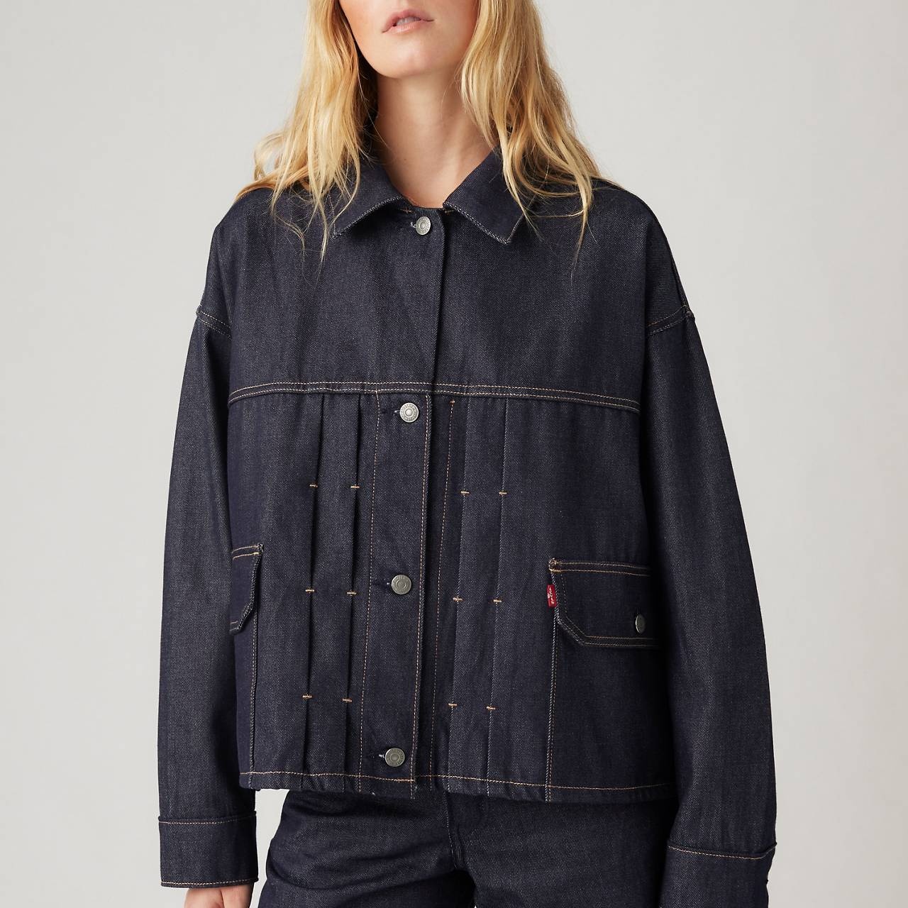 LEVI'S® WELLTHREAD® WOMEN'S IRIS RELAXED TYPE II TRUCKER JACKET - 5