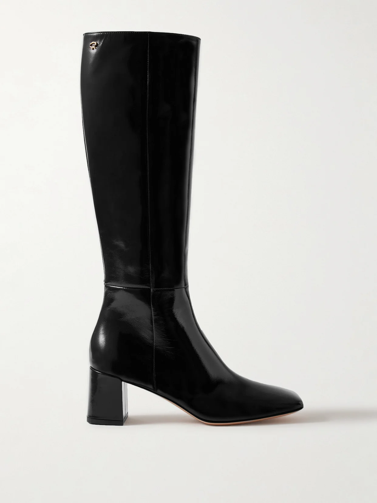 Nuit 55 Patent-leather Knee Boots - 1