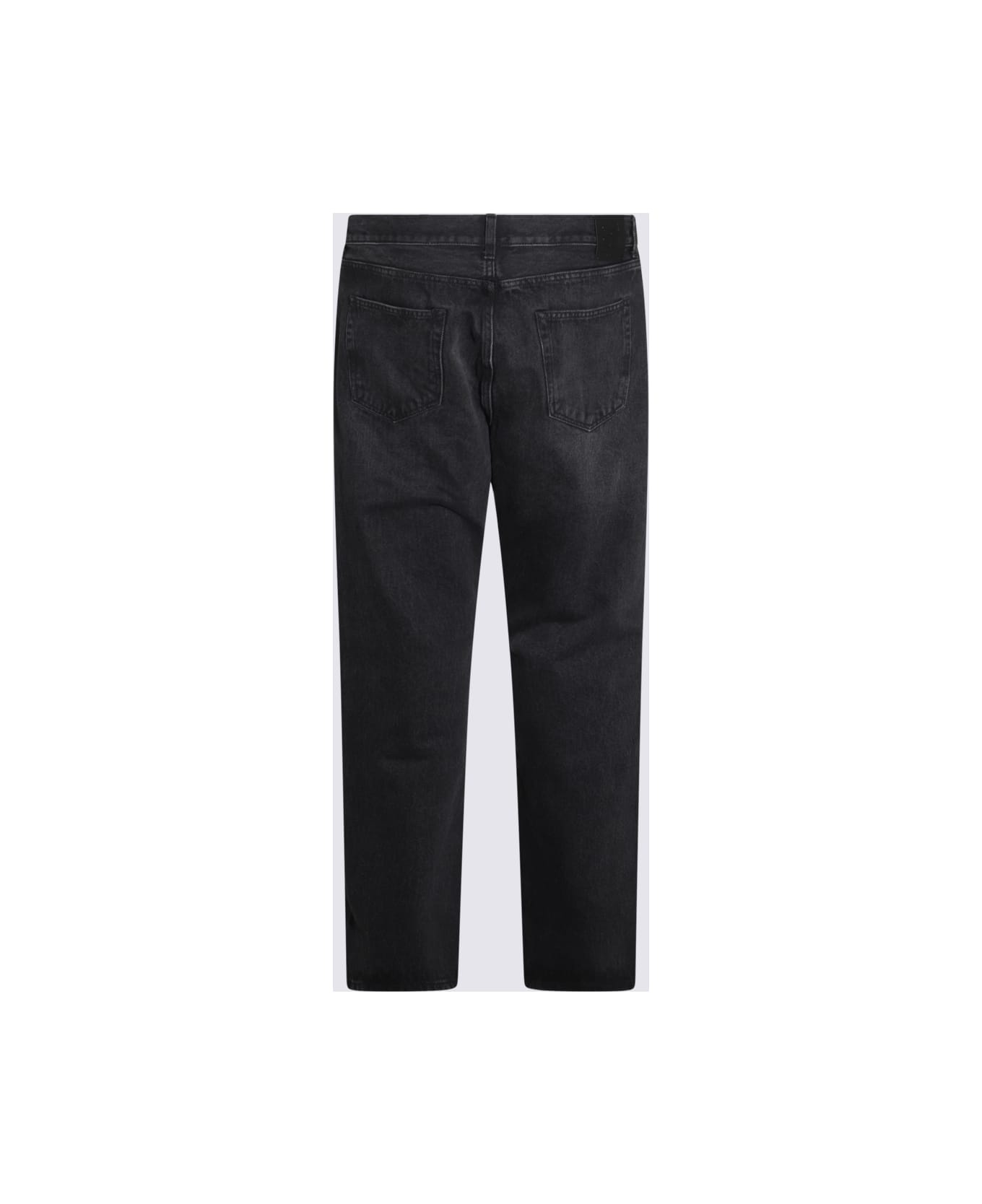 Black Cotton Denim Jeans - 2
