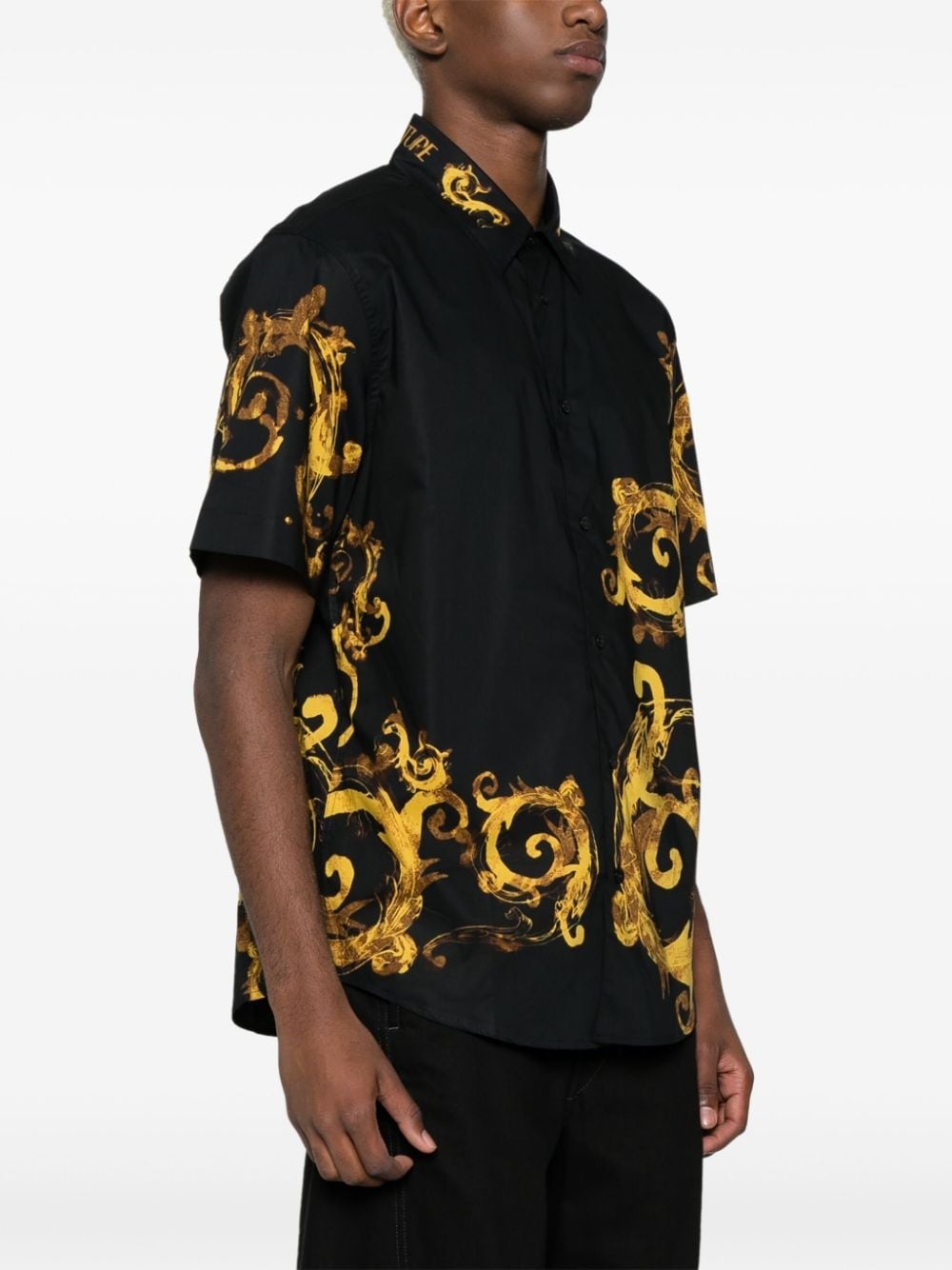 Watercolor Couture-print cotton shirt - 3