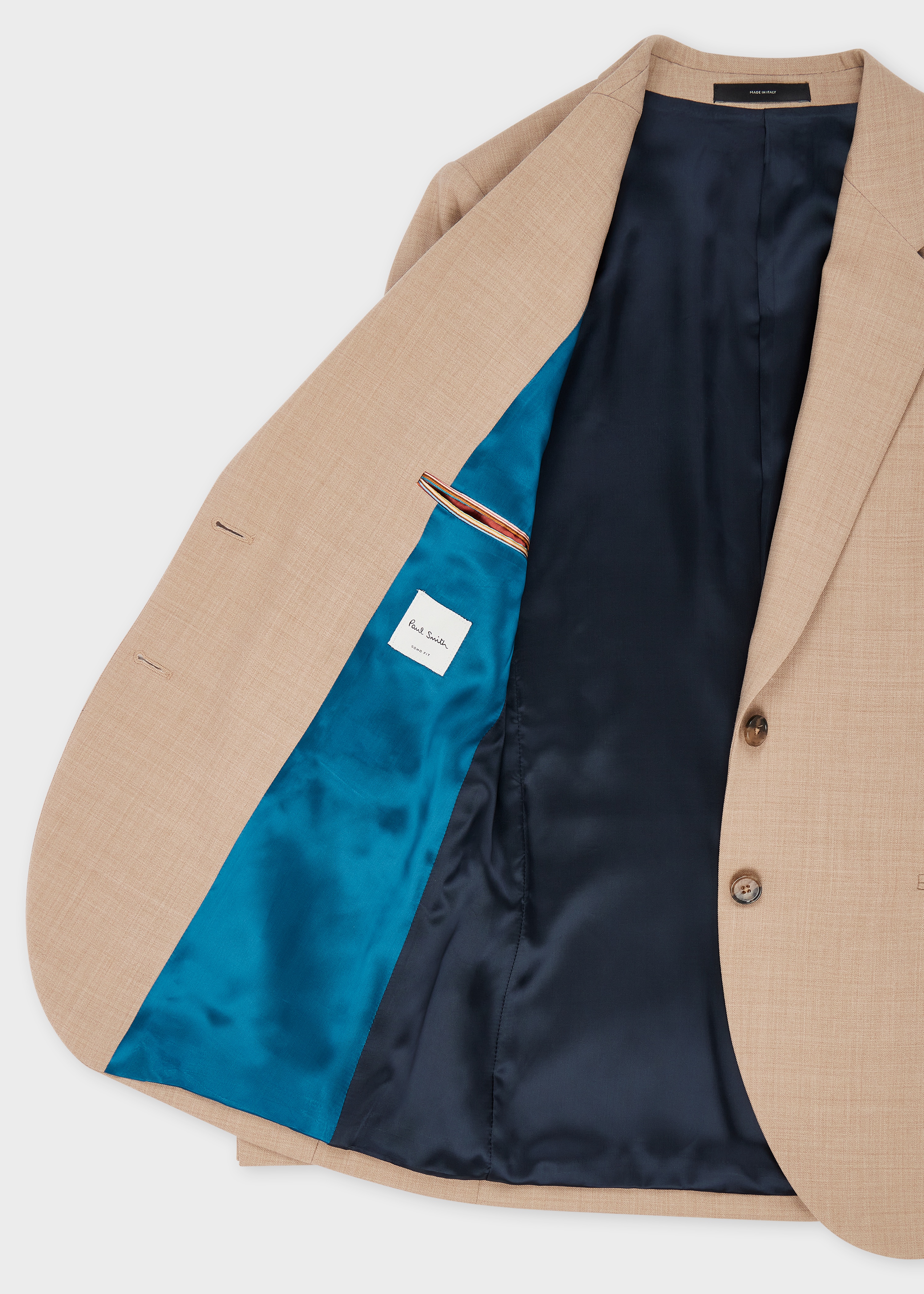 Women's A Suit To Travel In - Stone Wool Bootcut Suit - 4