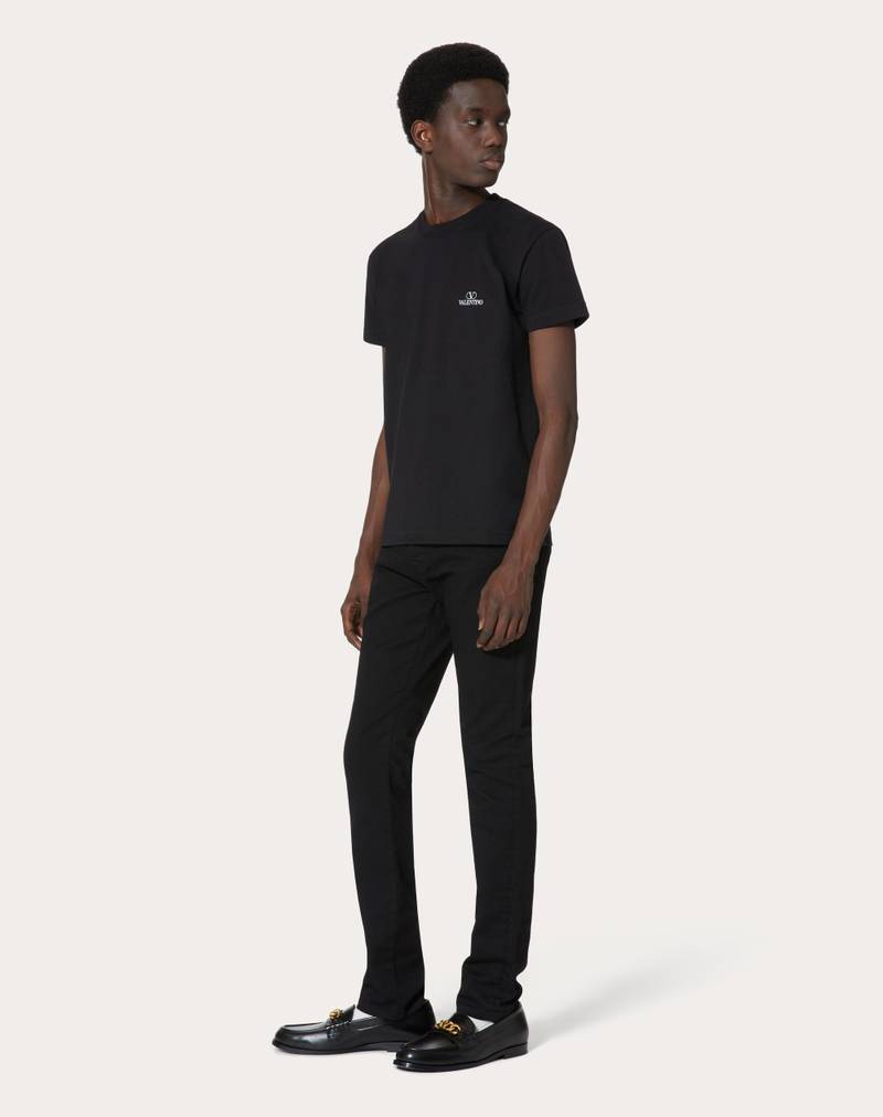 Valentino VLOGO VALENTINO PRINT COTTON T-SHIRT outlook