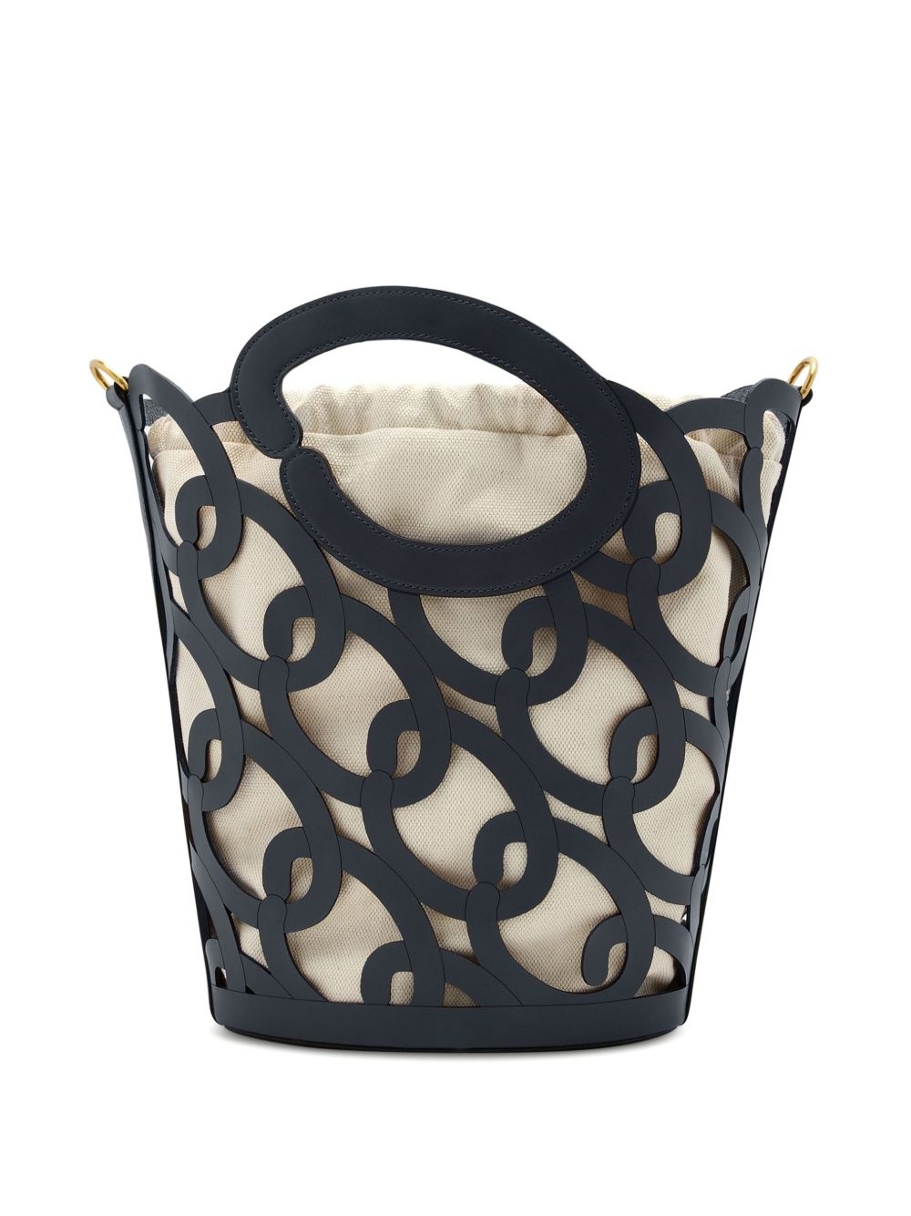 leather bucket bag - 3