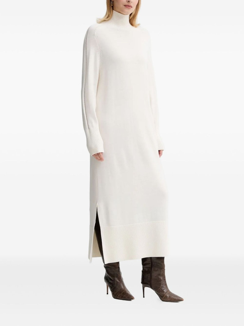 BOSS Fagliatelle roll-neck midi dress outlook