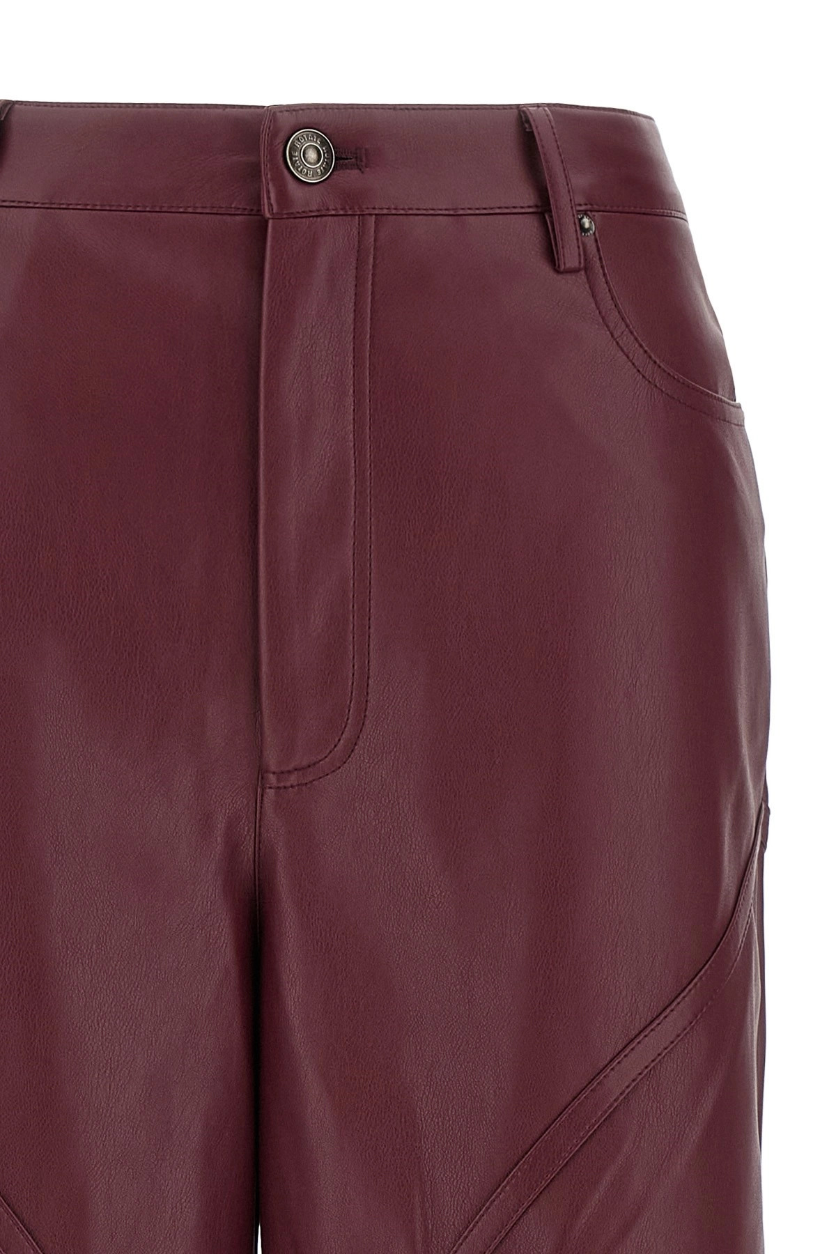 'Mid Waisted Piping' pants - 4