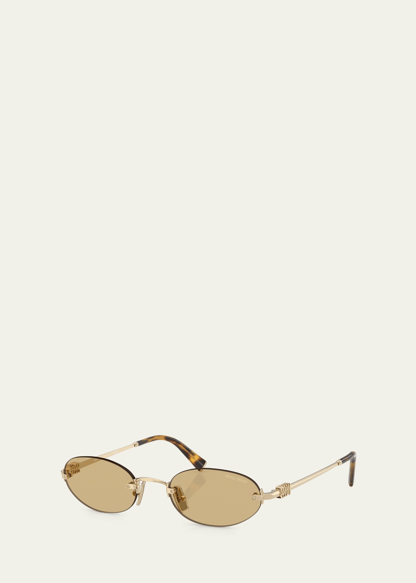 MU A54S Metal Oval Sunglasses - 2