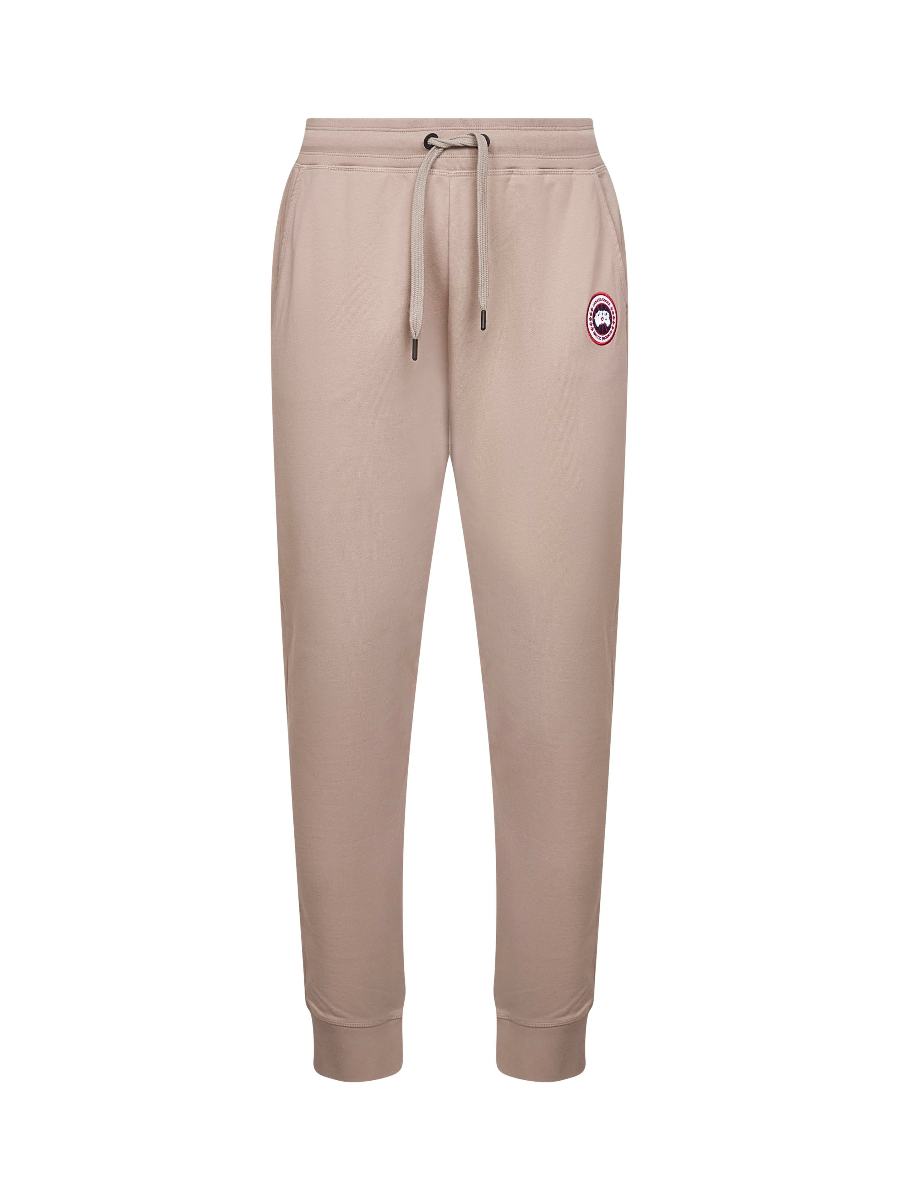 Canada Goose Men Beige Cotton Huron Sweatpants - 1