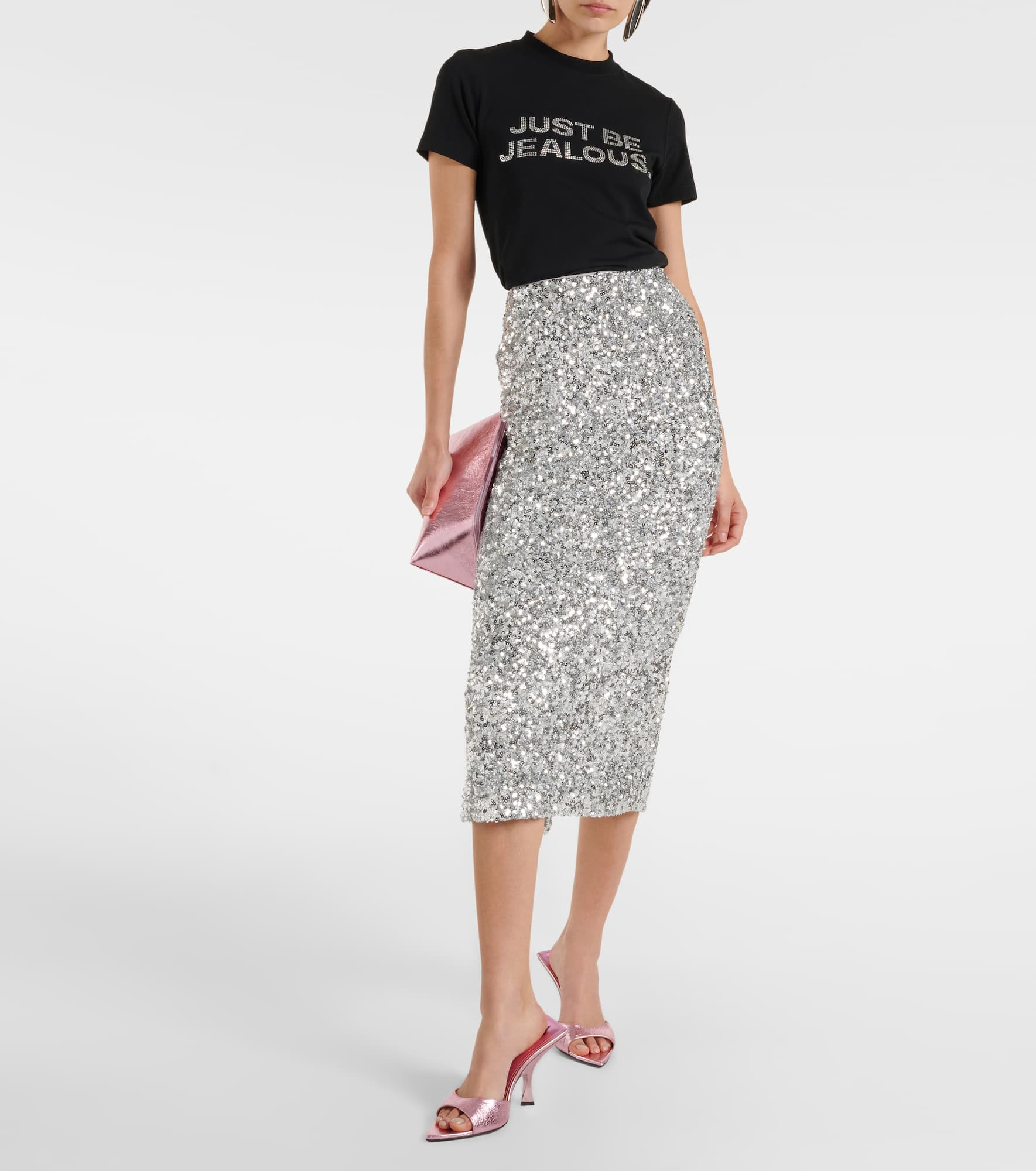 Sequined midi skirt - 2