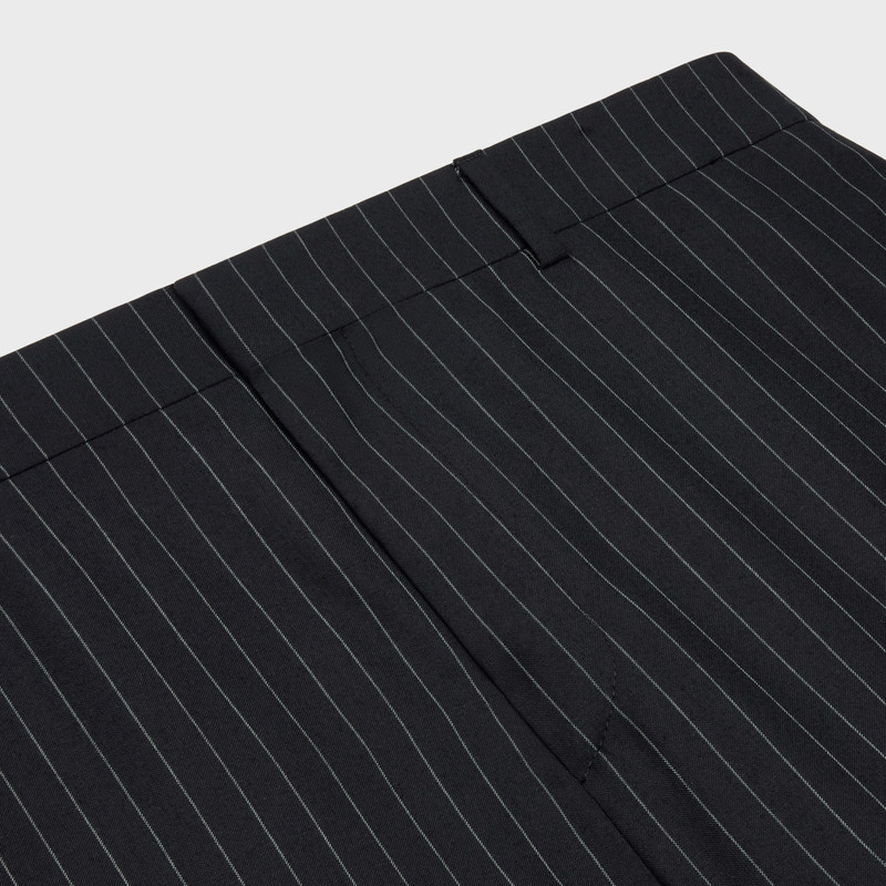straight pants in striped wool 3