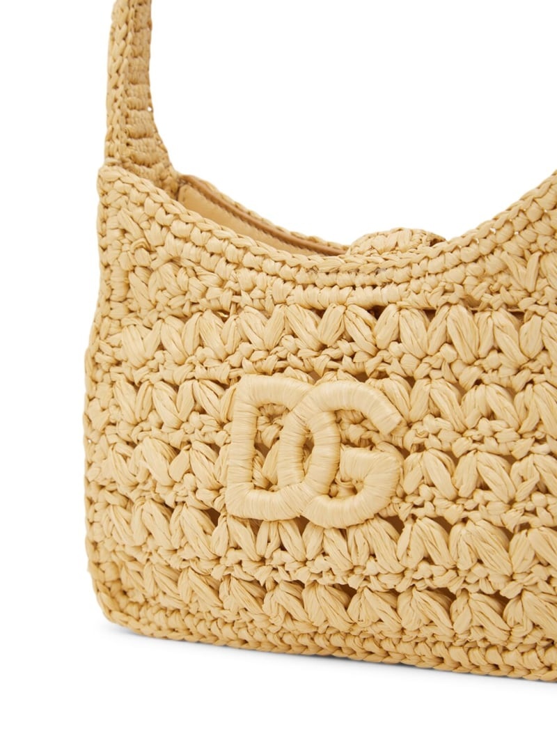 3.5 raffia shoulder bag - 4