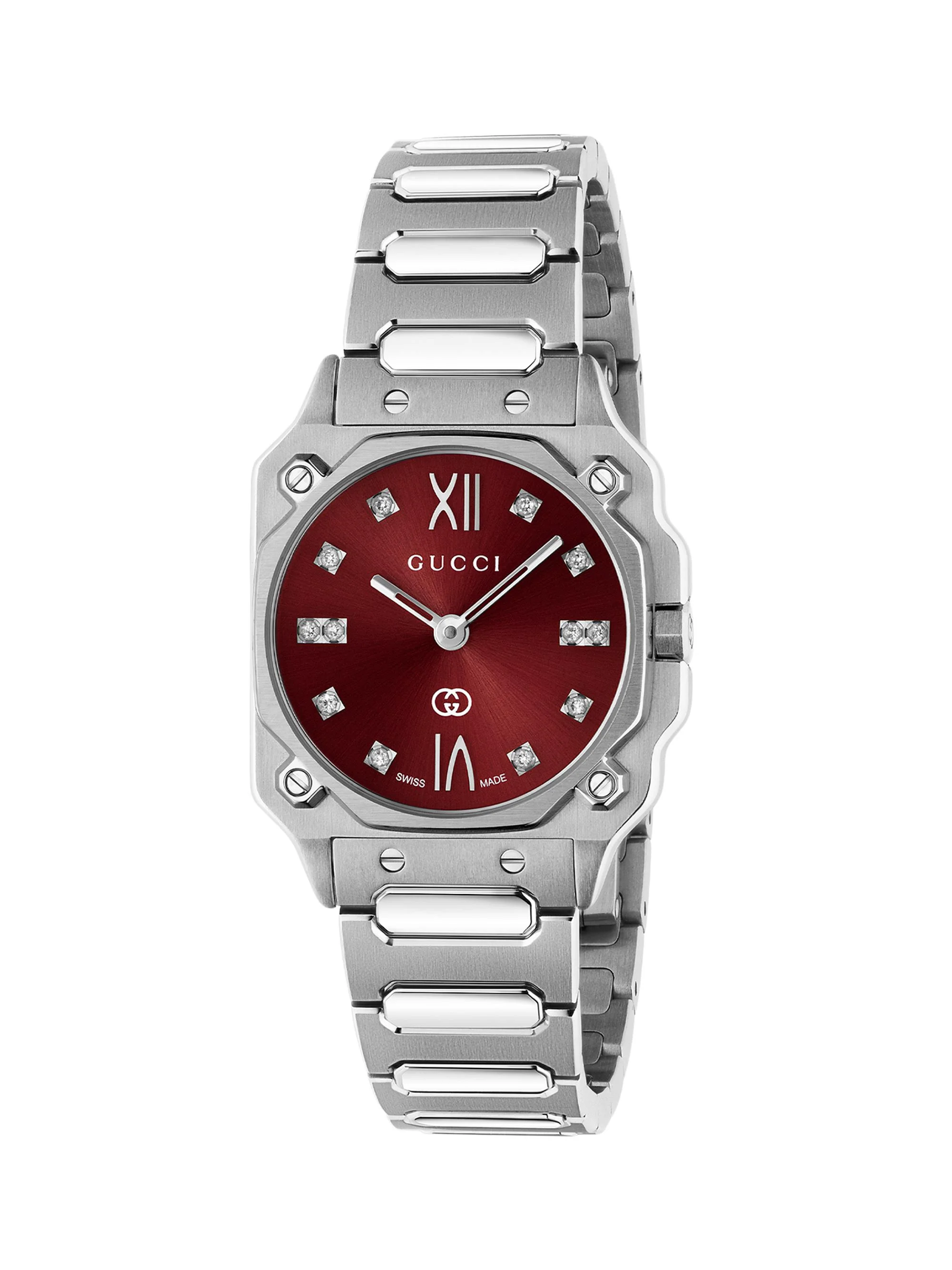 Women's G-Flat Stainless Steel & 0.06 TCW Diamond Bracelet Watch/24MM - Steel - 1