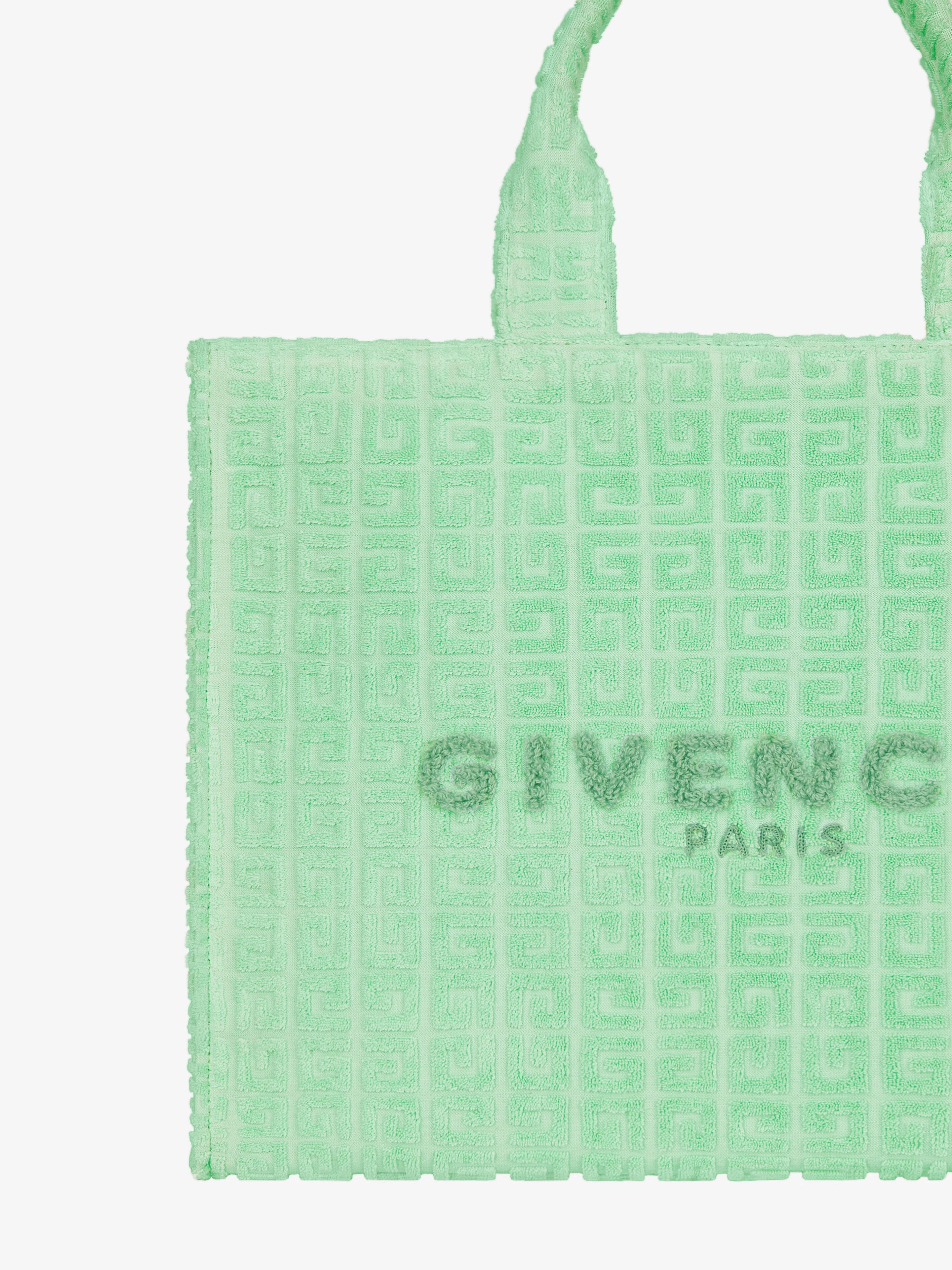 MEDIUM G-TOTE BAG IN 4G COTTON TOWELLING - 6
