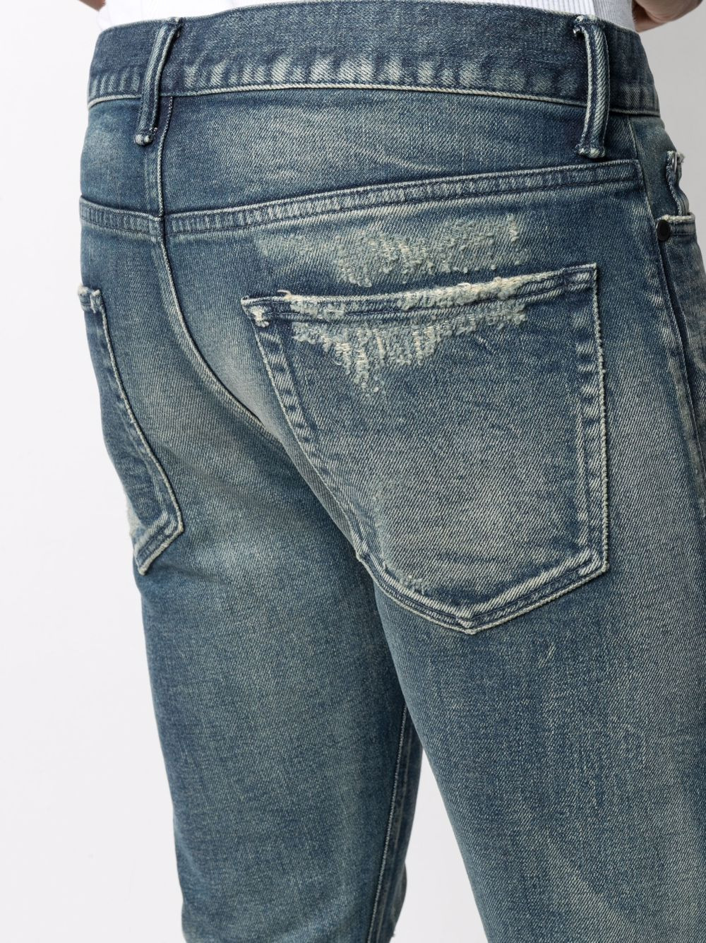 mid-rise skinny jeans - 5