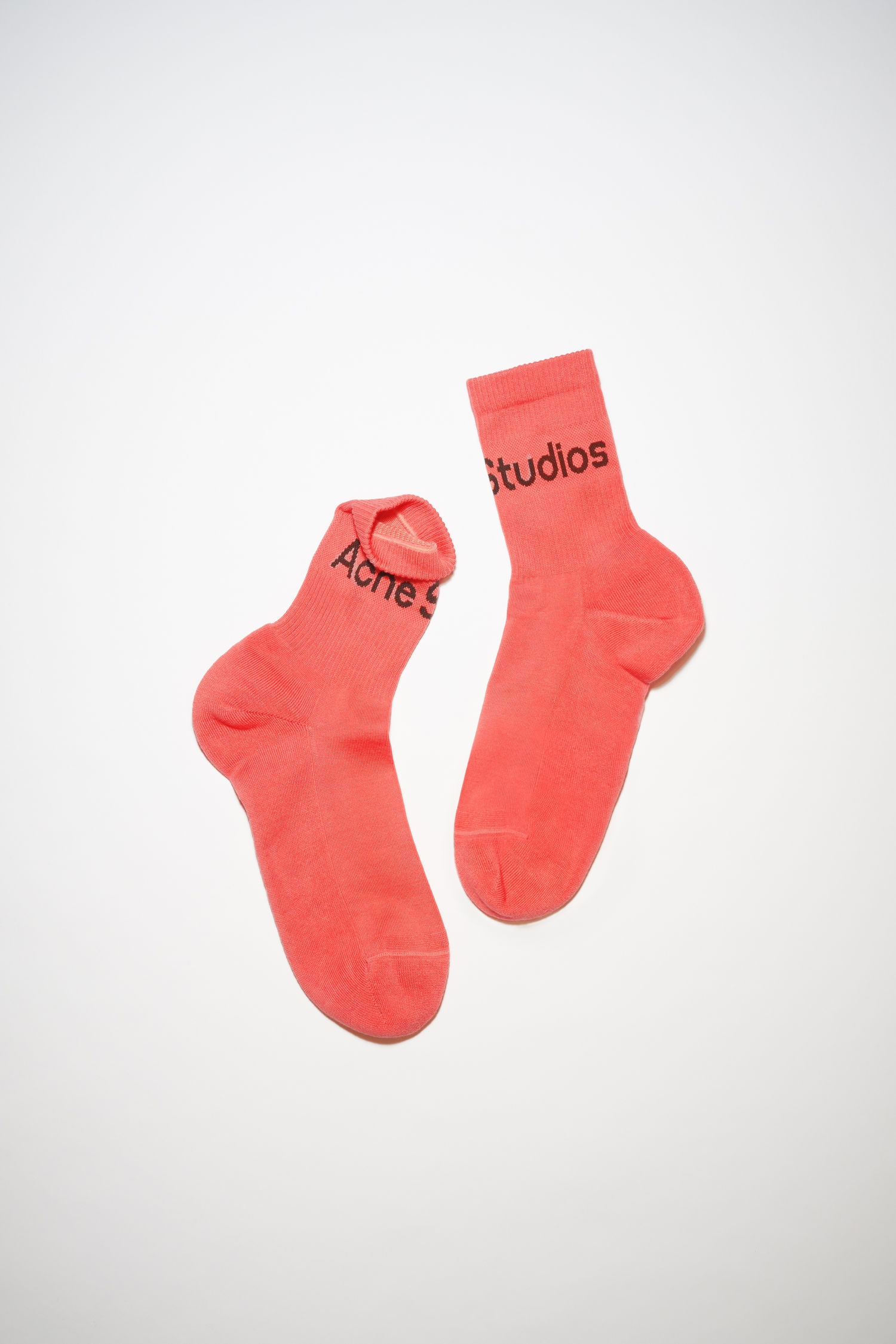 Ribbed logo socks - Blossom pink - 1