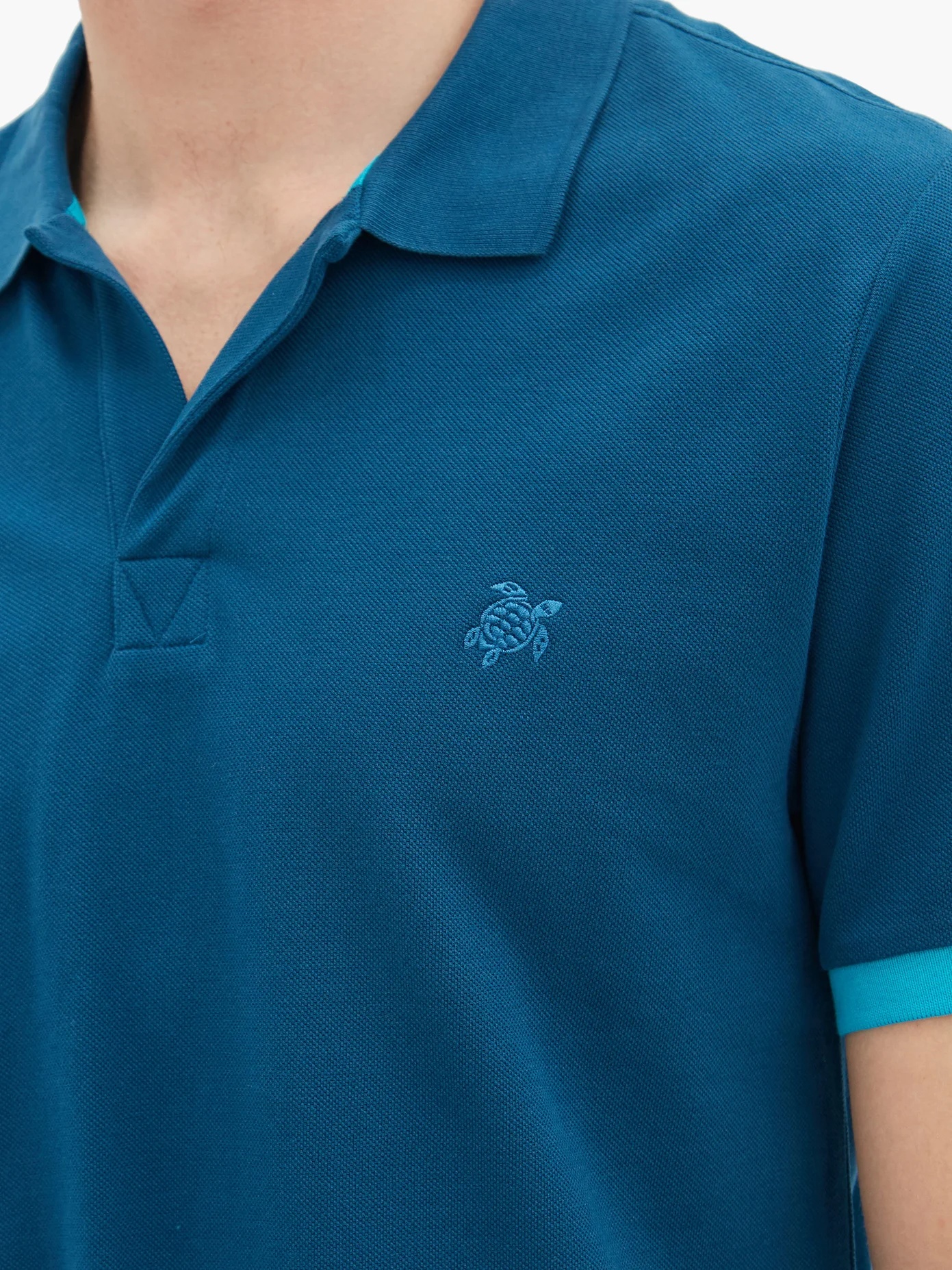 Palan logo-embroidered cotton polo shirt - 3