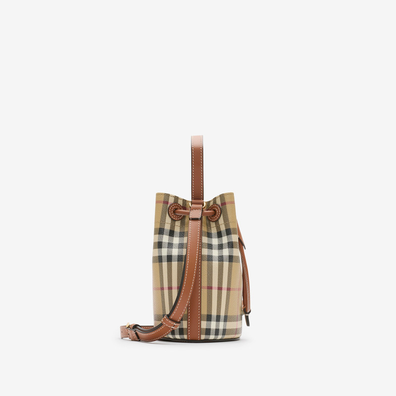 Mini Check Bucket Bag 4