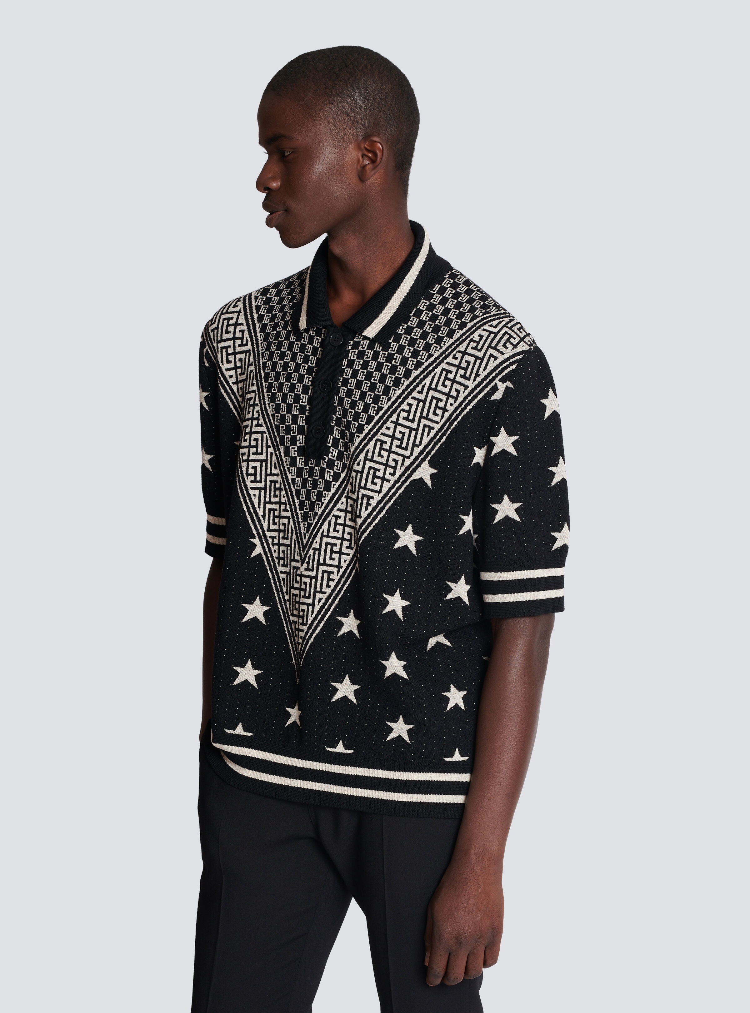 Monogram stars polo shirt - 6
