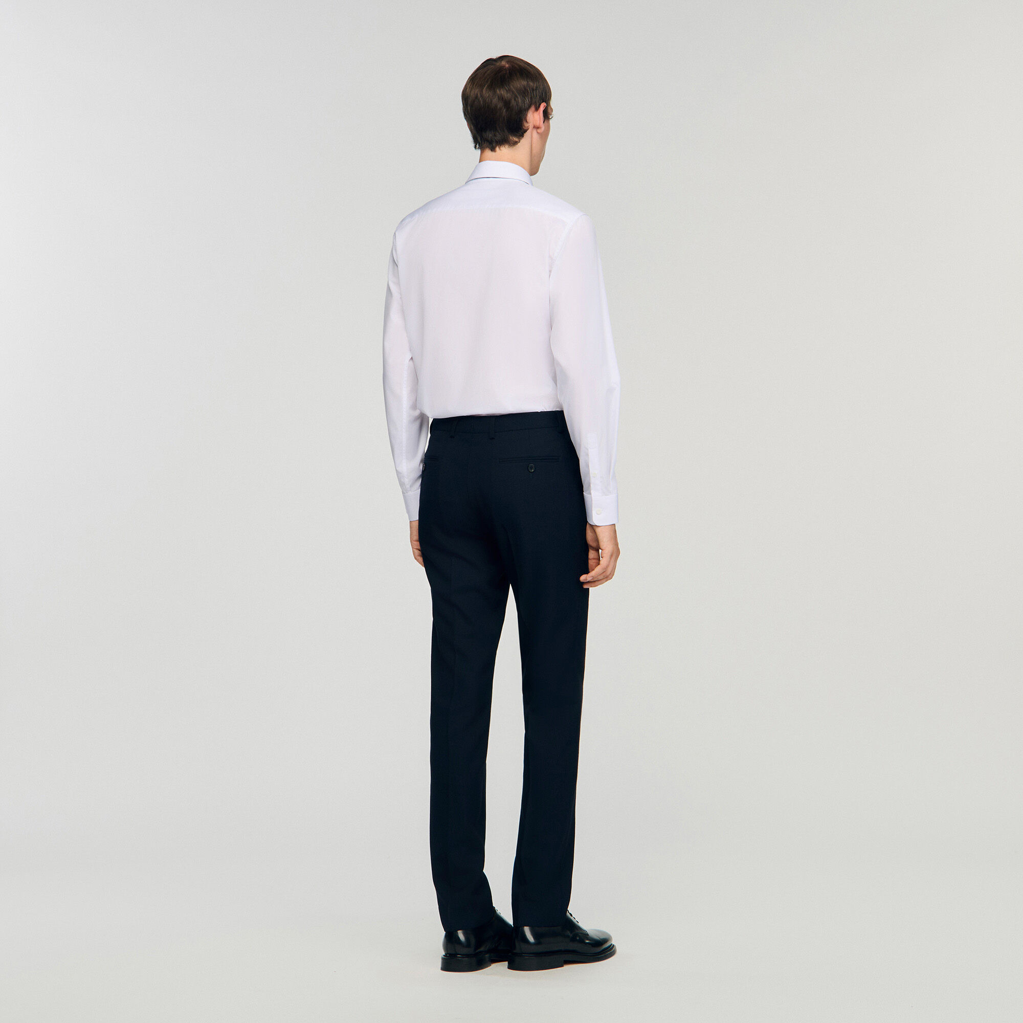 WOOL SUIT PANTS - 5