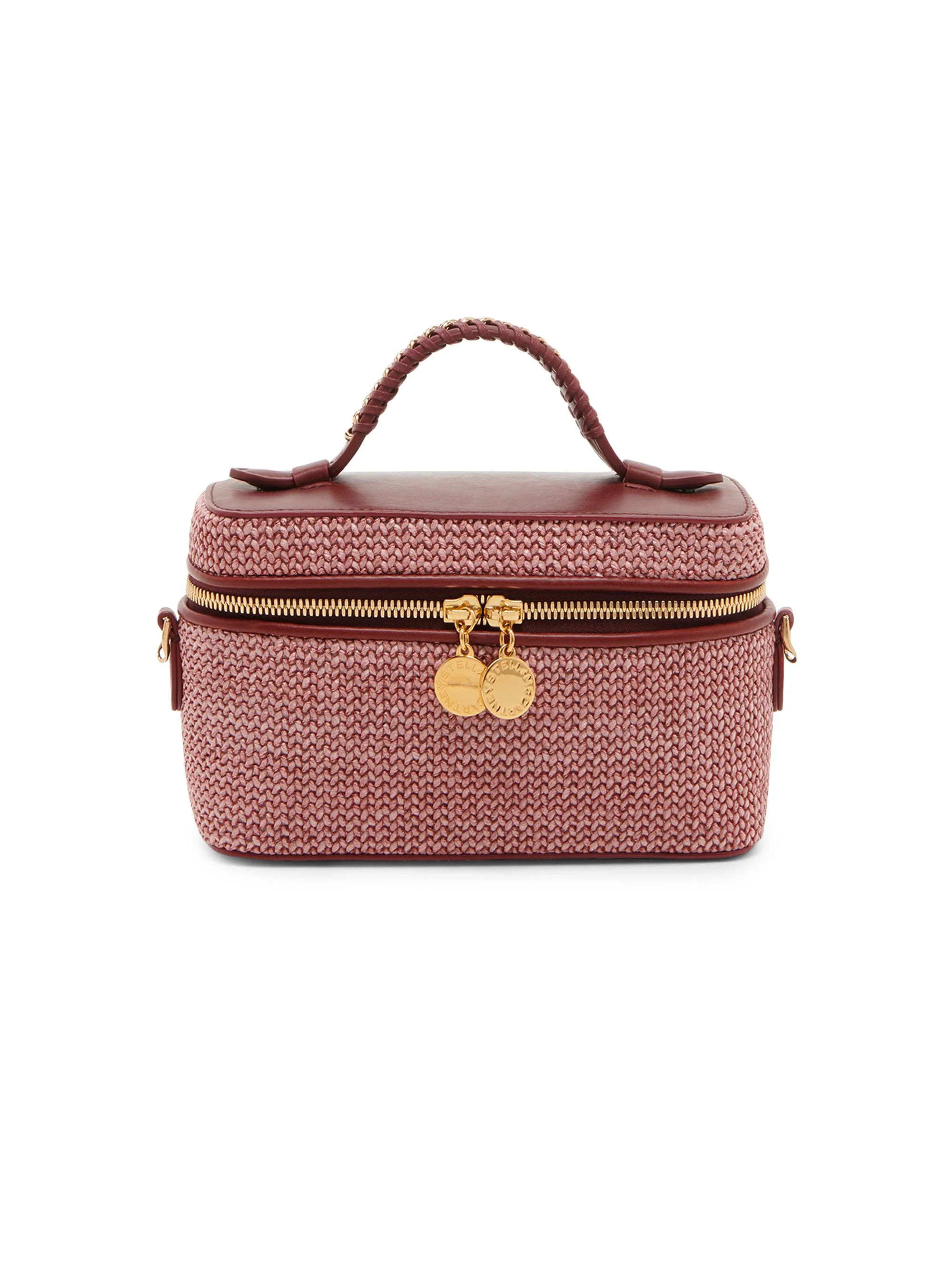 Women's Falabella Raffia Vanity Case - Cameo Cherry - 1
