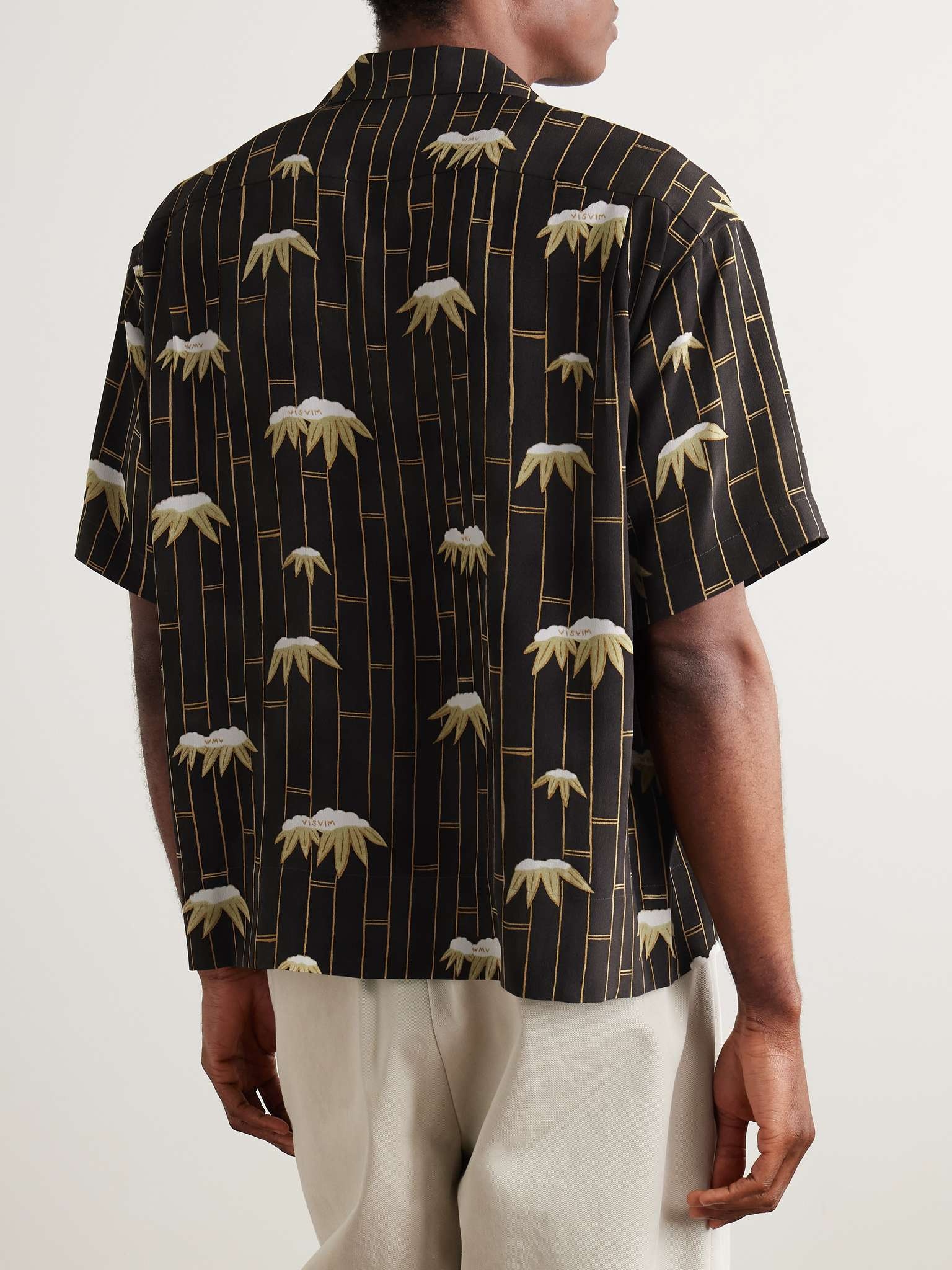 Copa Camp-Collar Printed Silk Shirt - 3