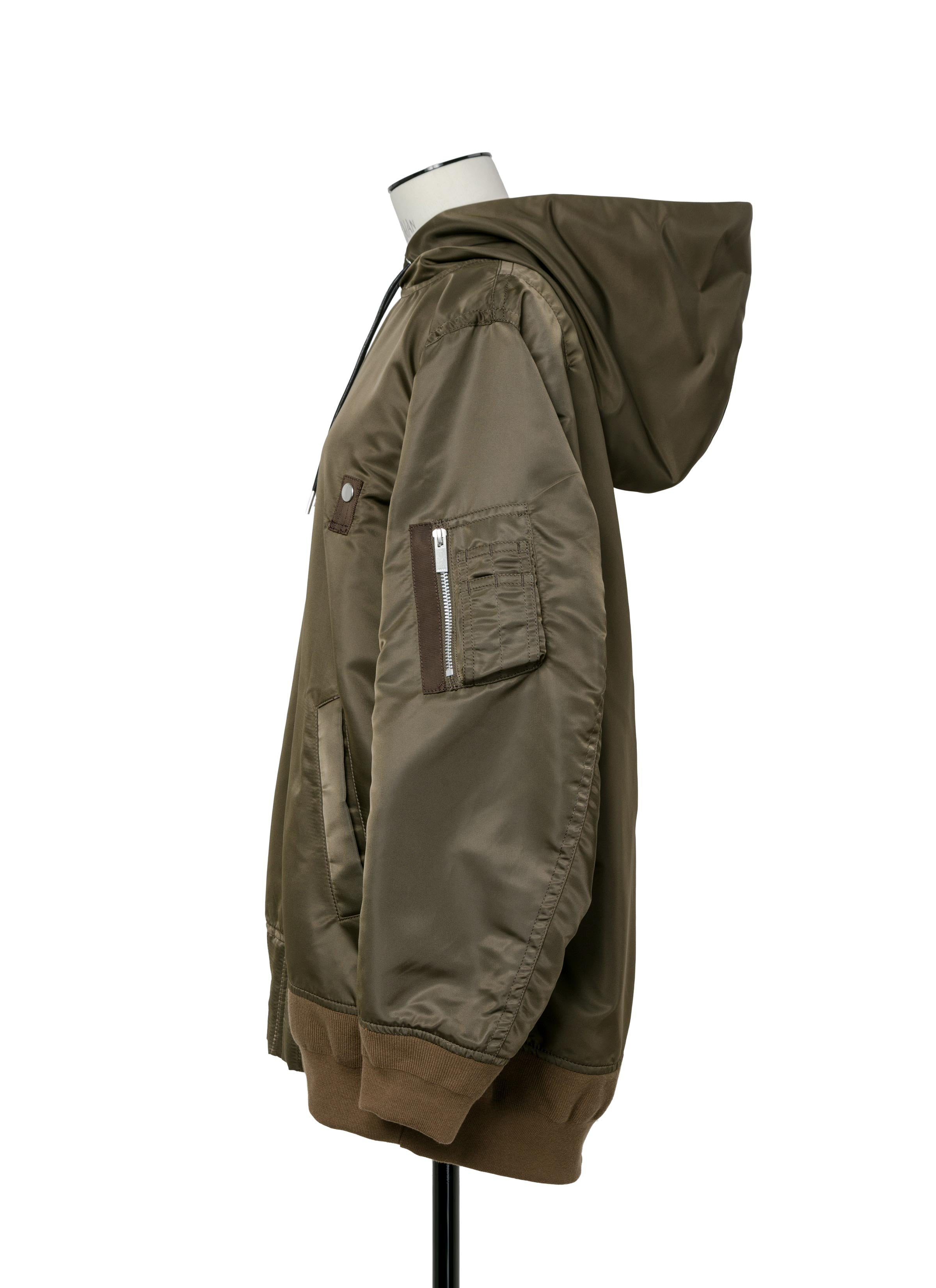 Nylon Twill Hoodie - 2