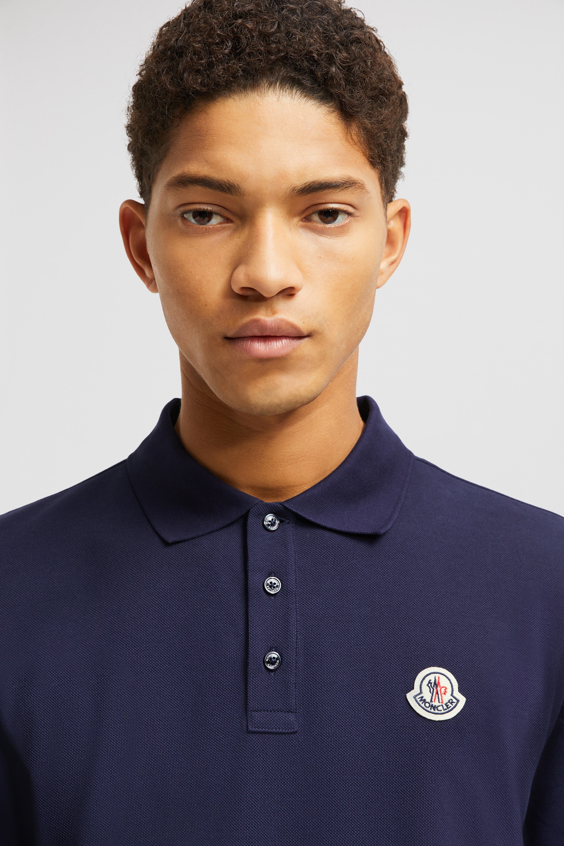 Striped Accent Cotton Piquet Polo Shirt - 4