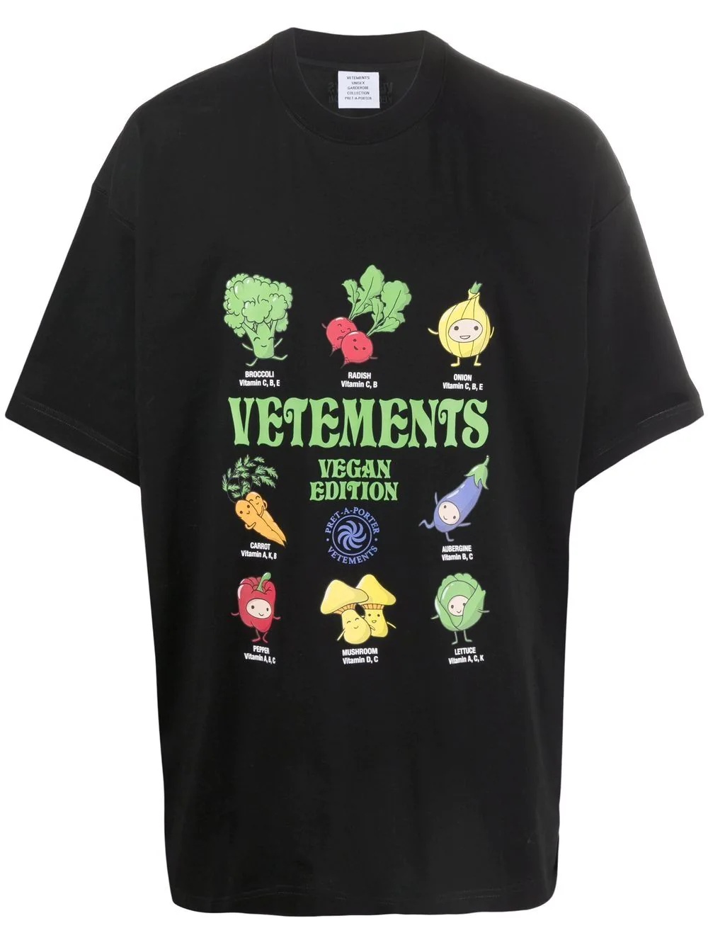 Vegan-print T-shirt - 1