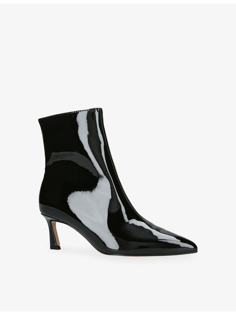 Lulah Patent-Leather Heeled Ankle Boots 3