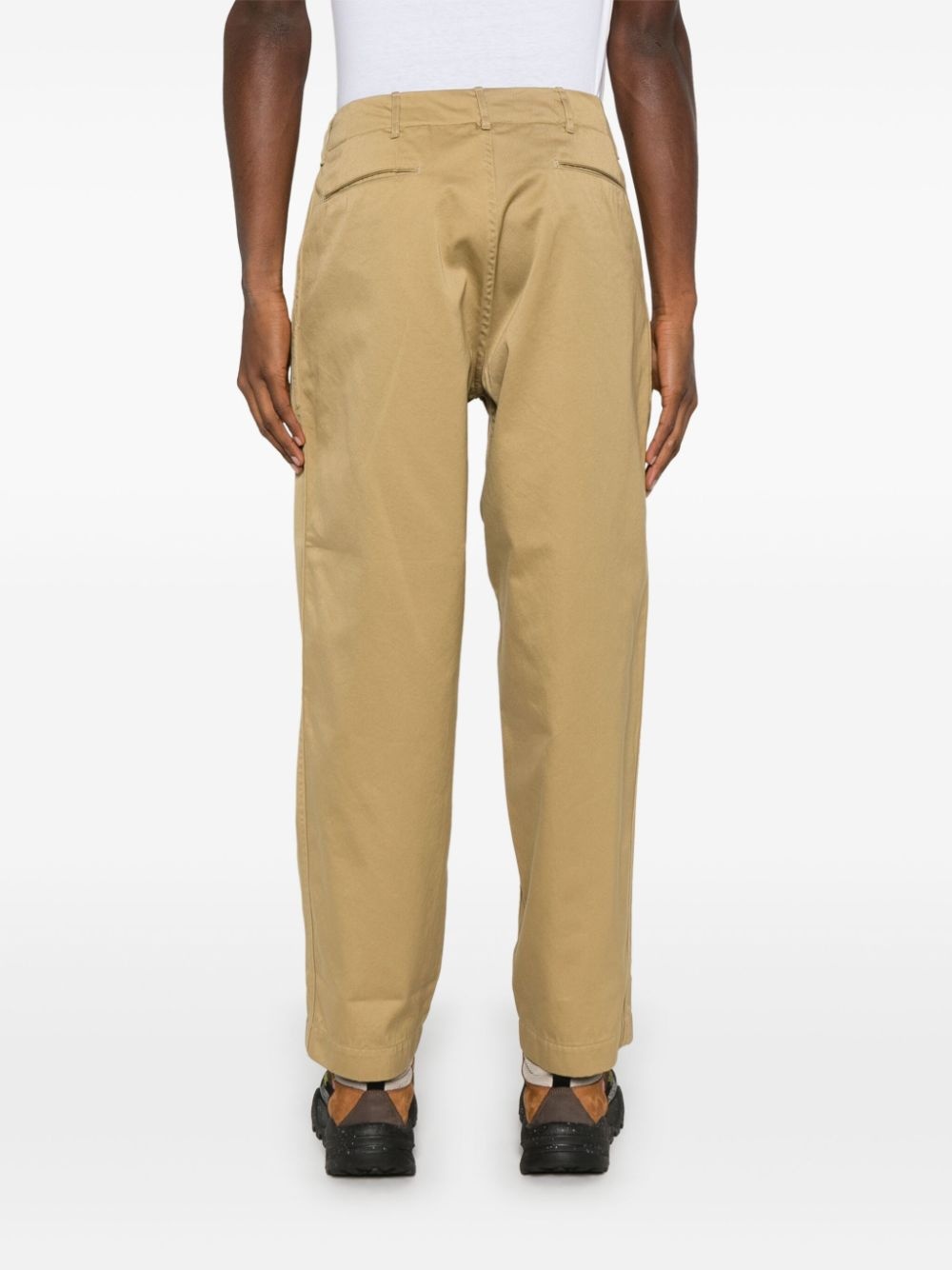 wide-leg chinos - 4