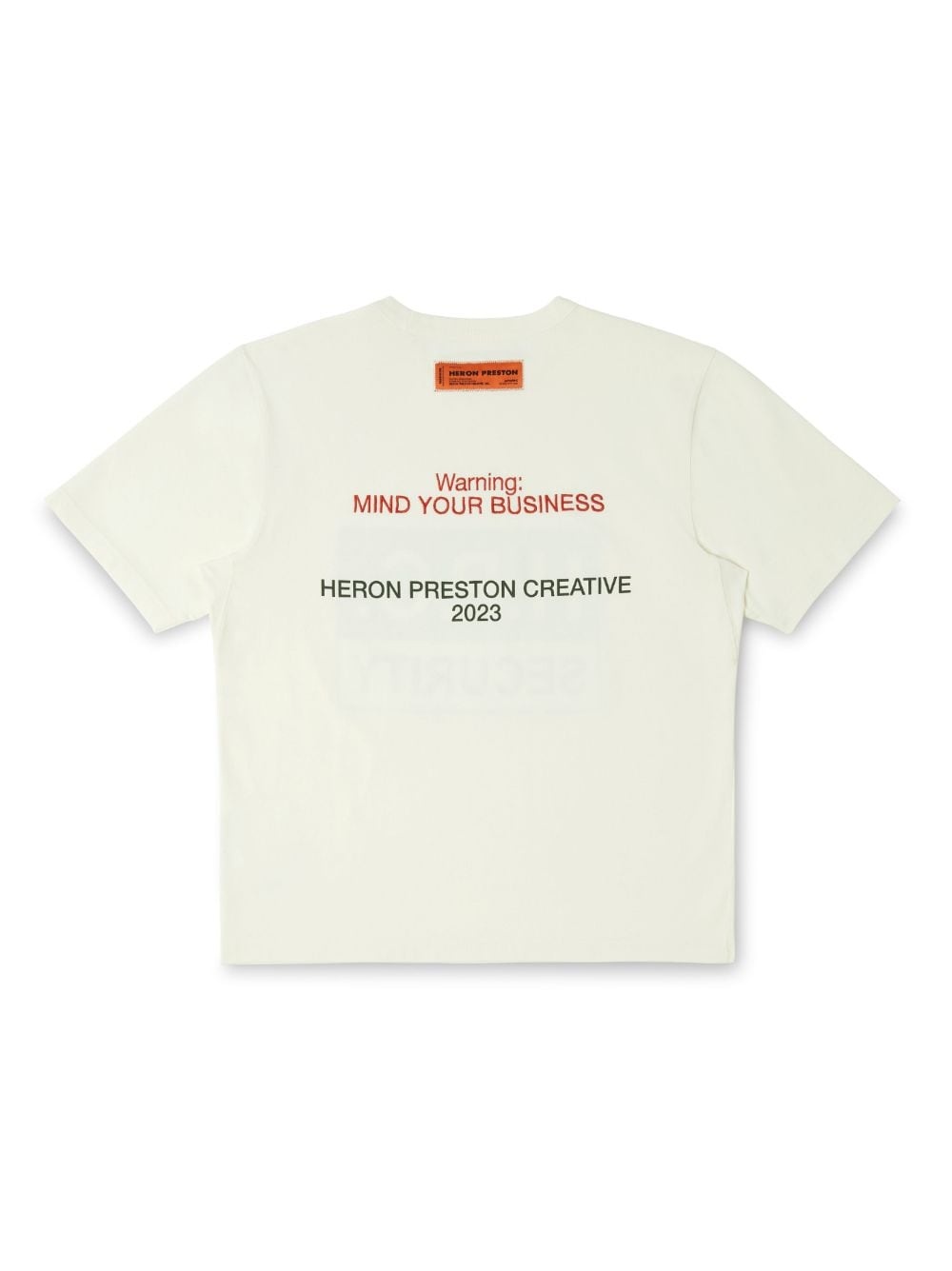 Security logo-print cotton T-shirt - 6