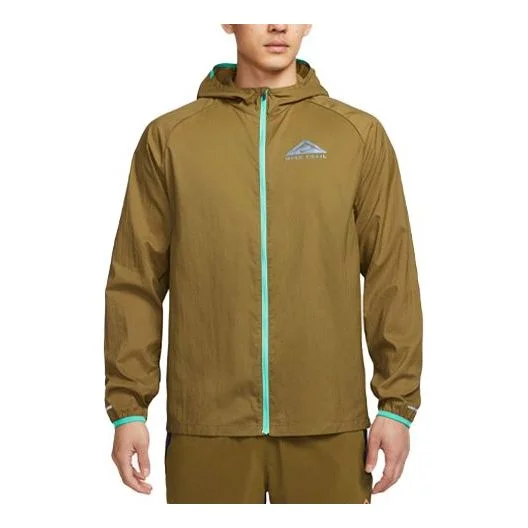 Nike Trail Aireez lightweight trail running jacket 'Olive Green' DX6884-368 - 1