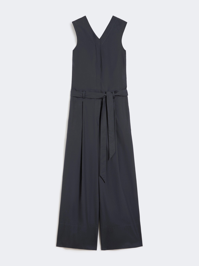 CENTRO Cotton poplin jumpsuit - ULTRAMARINE 1