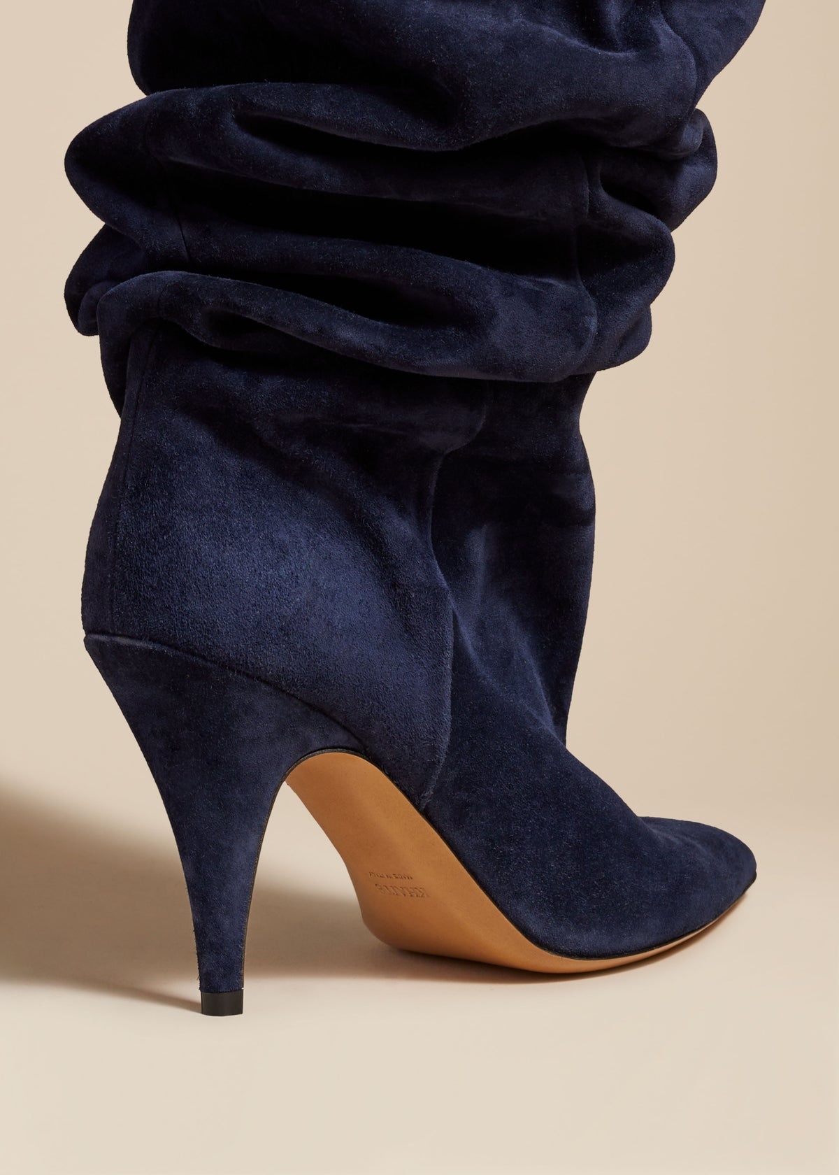 The River Knee-High Boot in Midnight Suede - 3