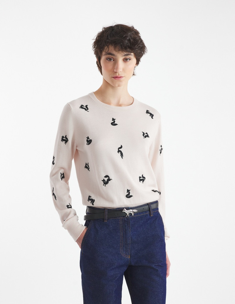 FANCY FOX EMBROIDERED JUMPER 3