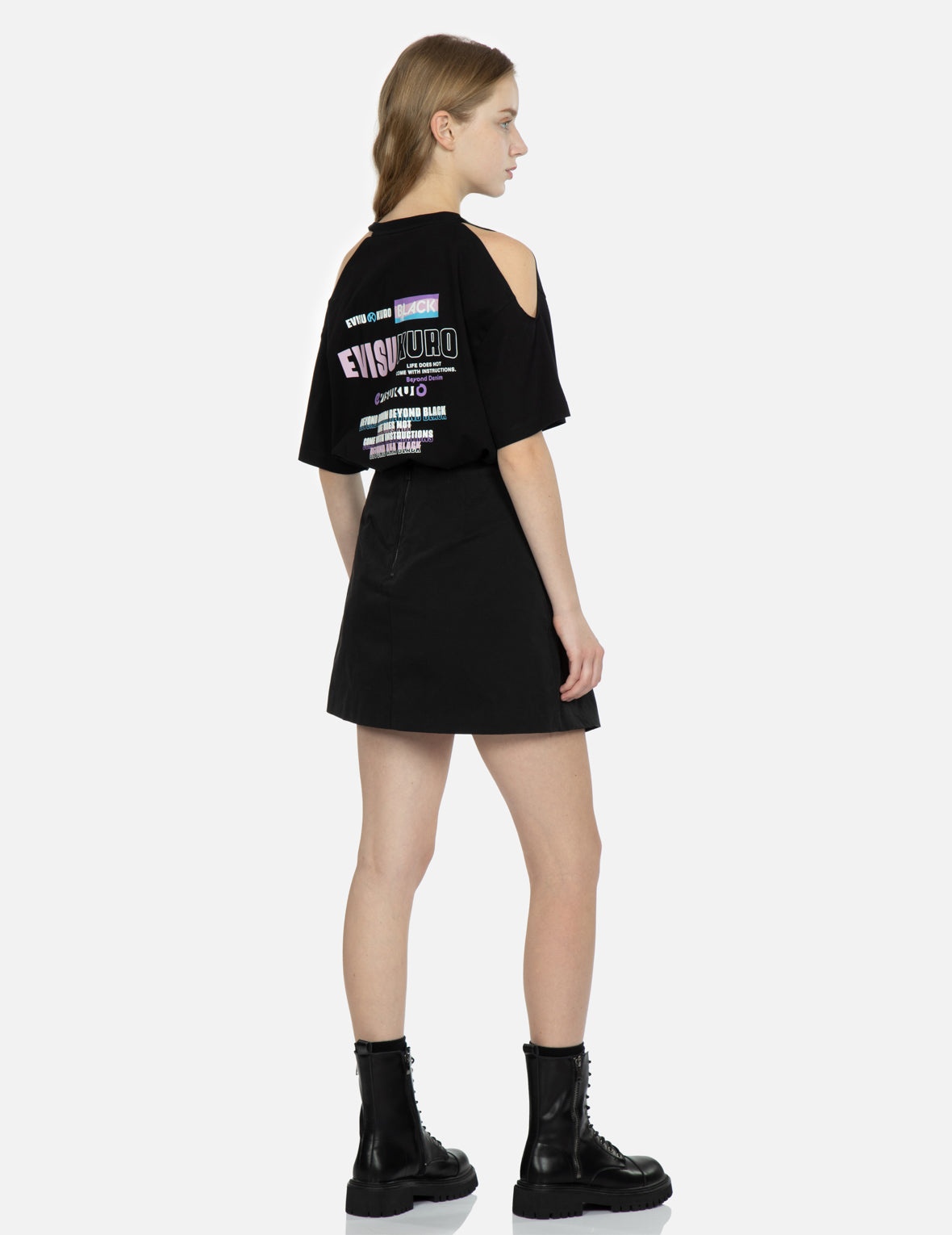 A-Line Wrap Mini Skirt - 4