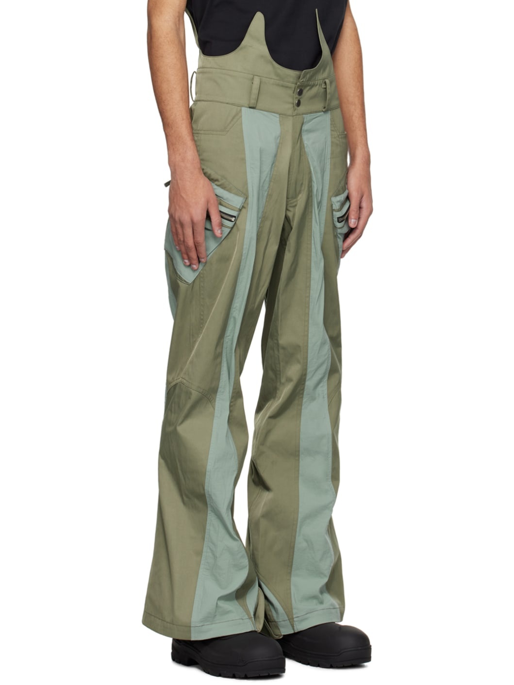 Green Scarab Cargo Pants - 2