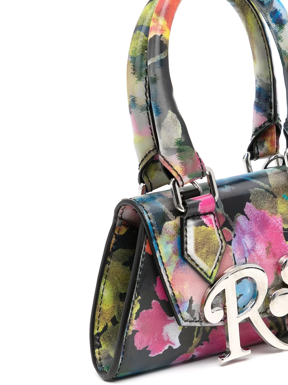 lenticular-print floral mini bag - 4