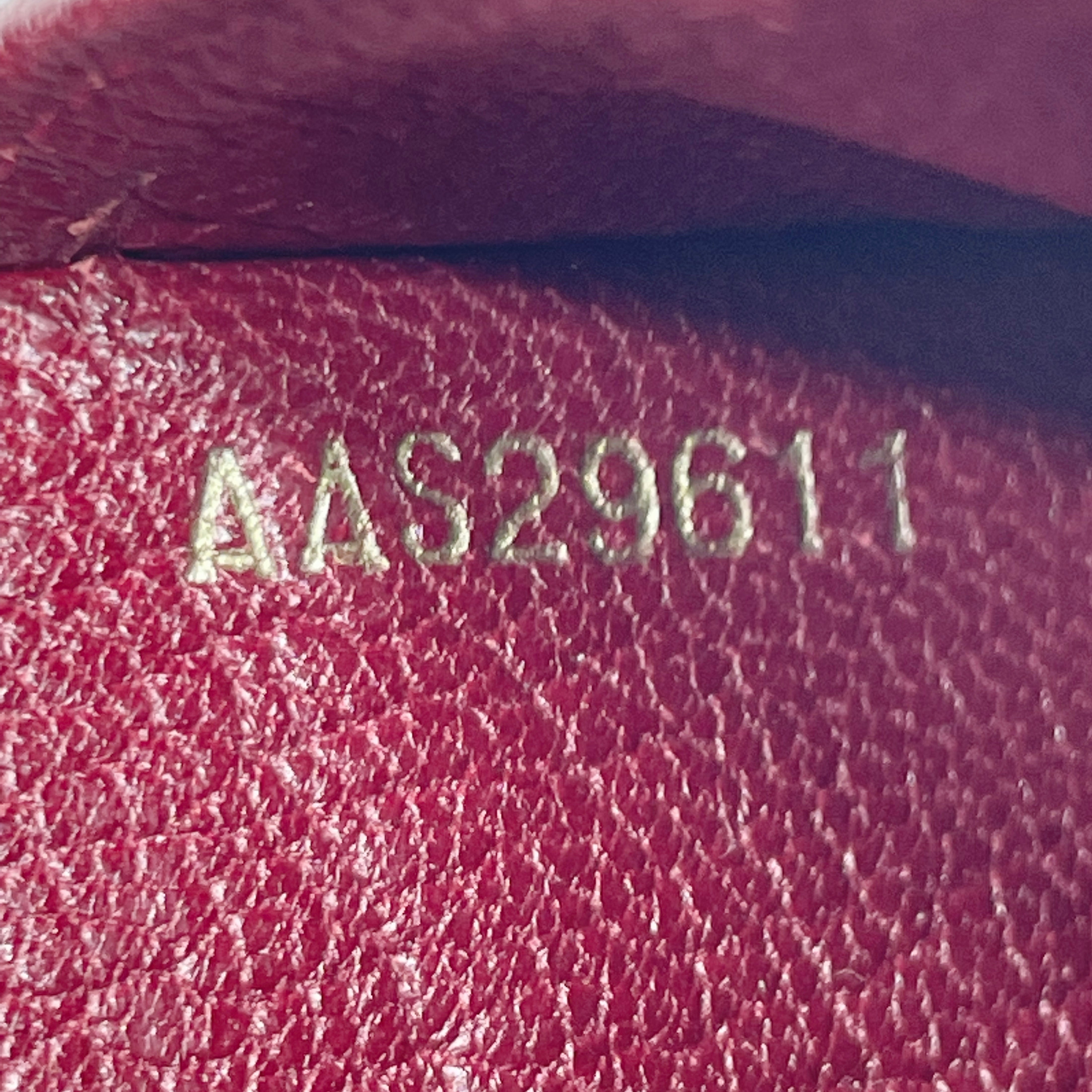 Louis Vuitton Tall Bifold Wallet - Rubis Lizard Leather - 10