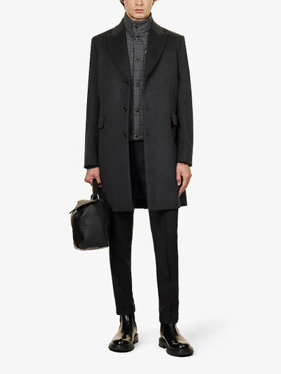 Paul Smith Single-breasted brushed wool and cashmere-blend coat outlook