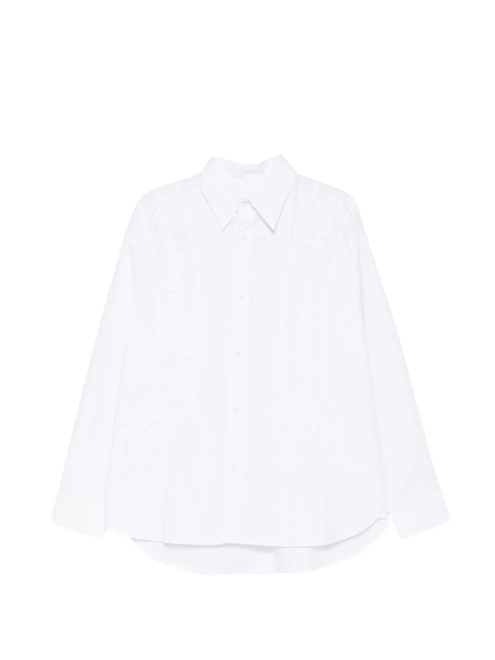 Fossil ruched-panel oversized shirt - 1