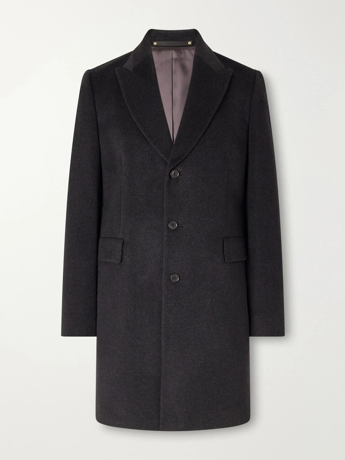 Wool and Cashmere-Blend Coat - 1